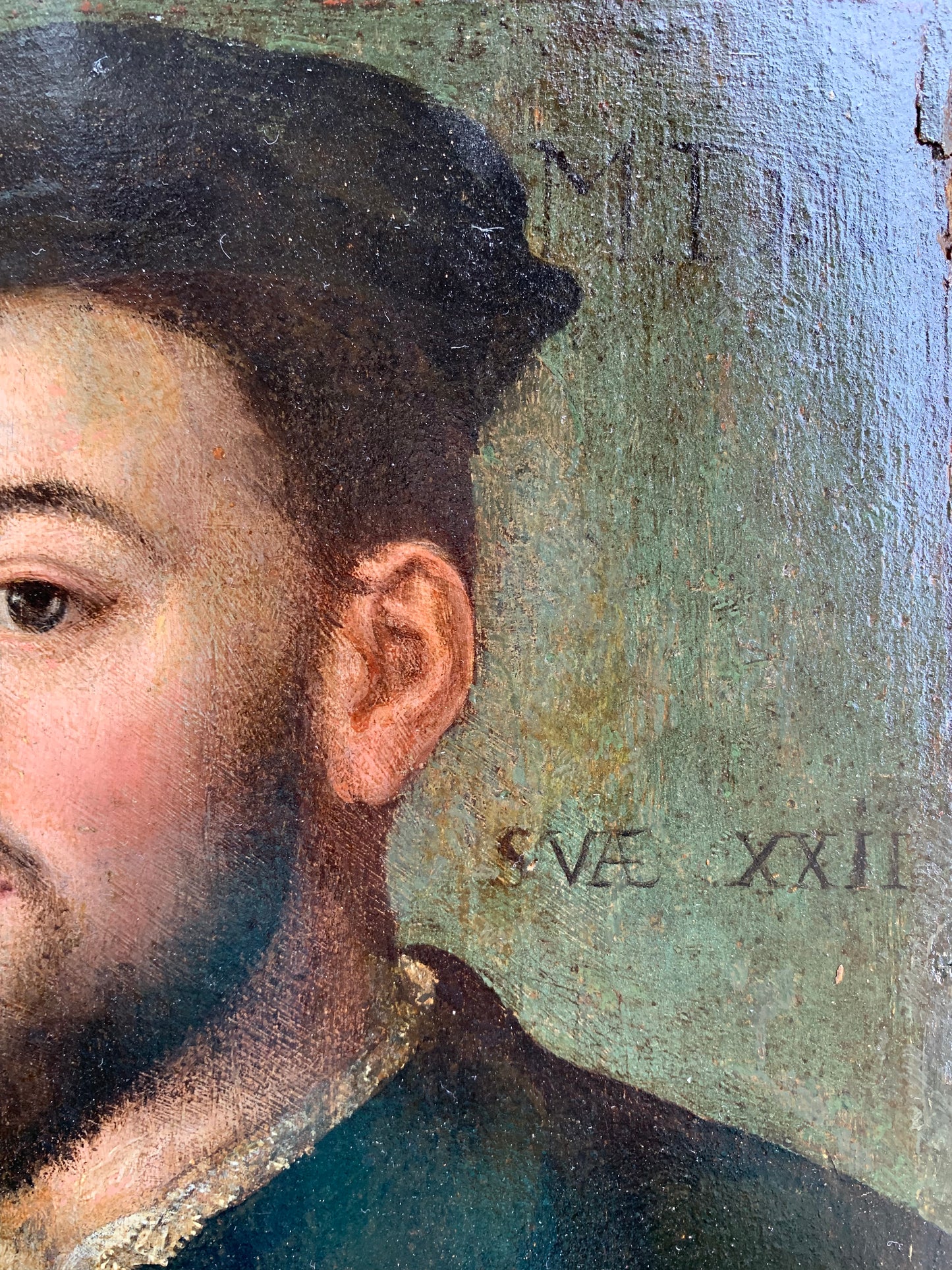 Nord European Renaissance portrait of a young man. 1st half of XVI century