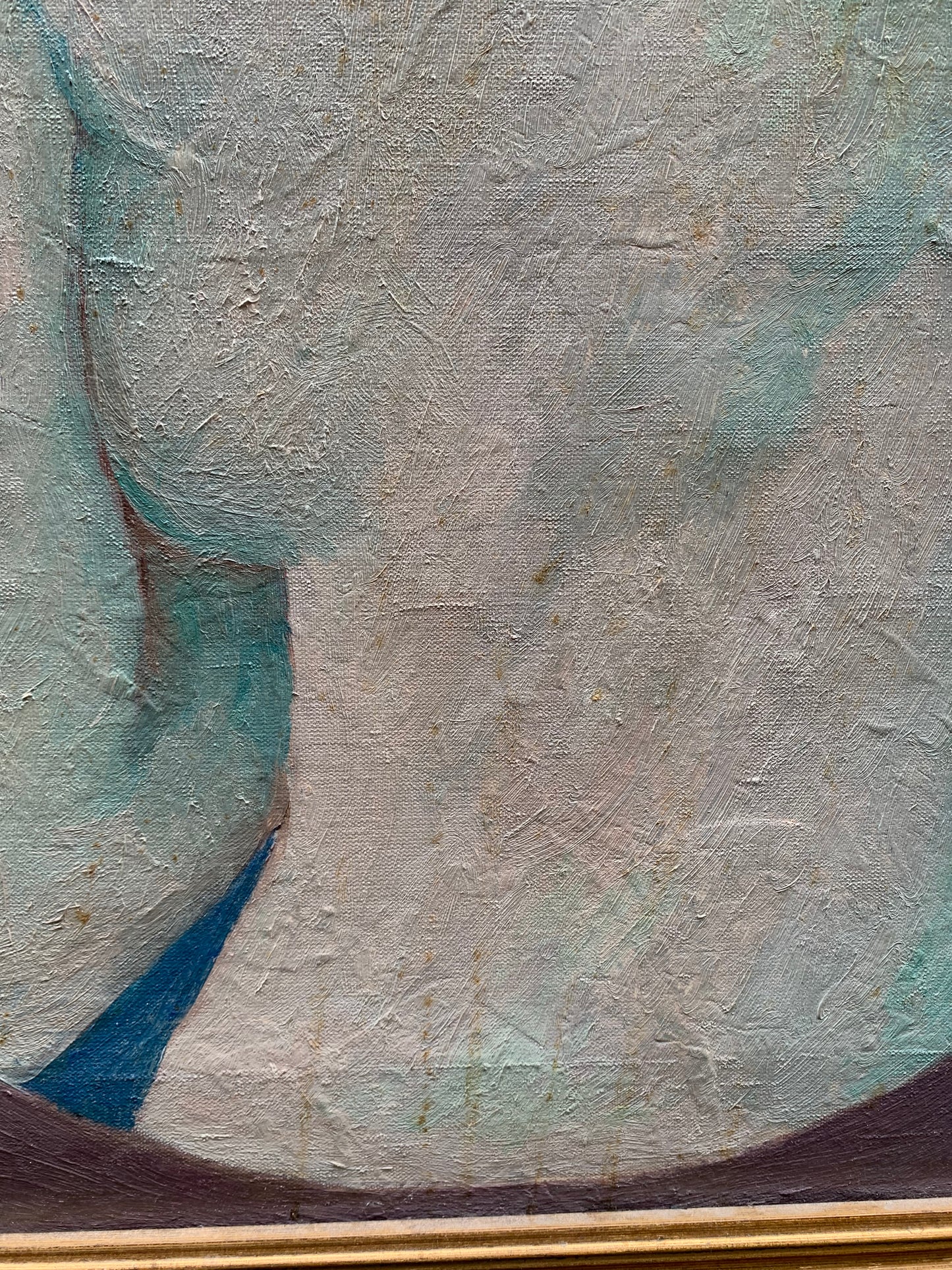 Portait by Adriana Pincherle, signed and dated 1973.  (1905,Roma- 1996, Firenze)