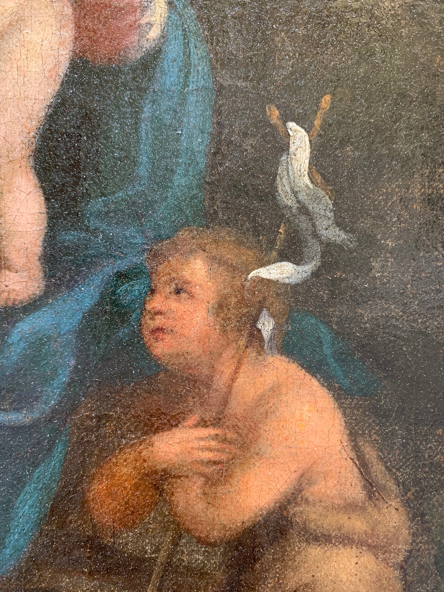 Holy Family with Saint John the Baptist
Bolognese School, second half of the 17th century