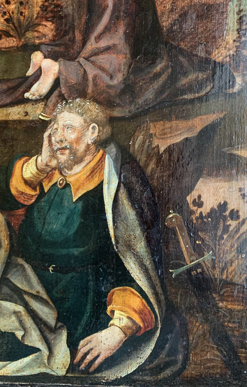 Early XVI century. The agony in the garden. Southern German school.