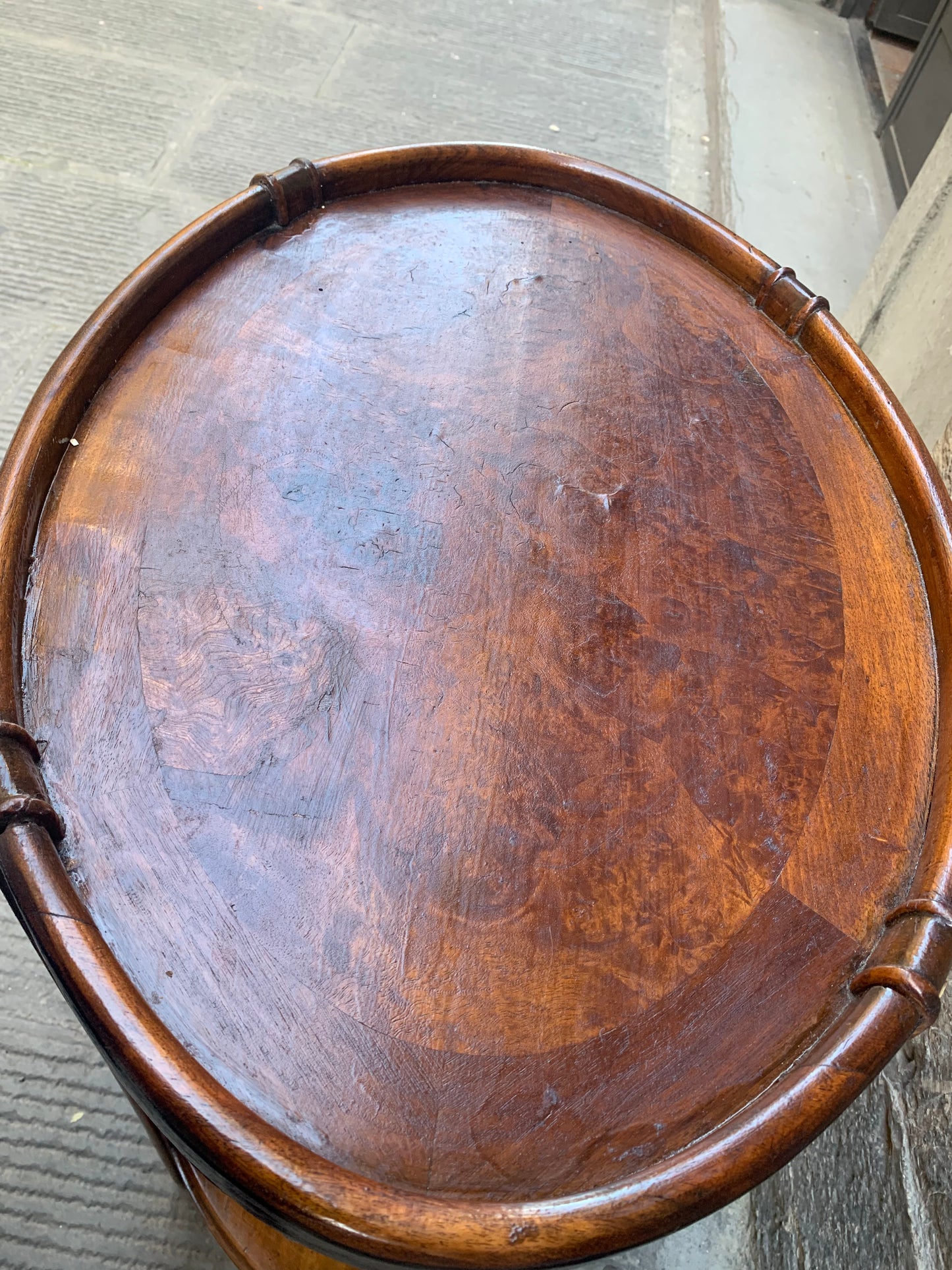 Oval Art Deco Coffee Table, circa 1920-30