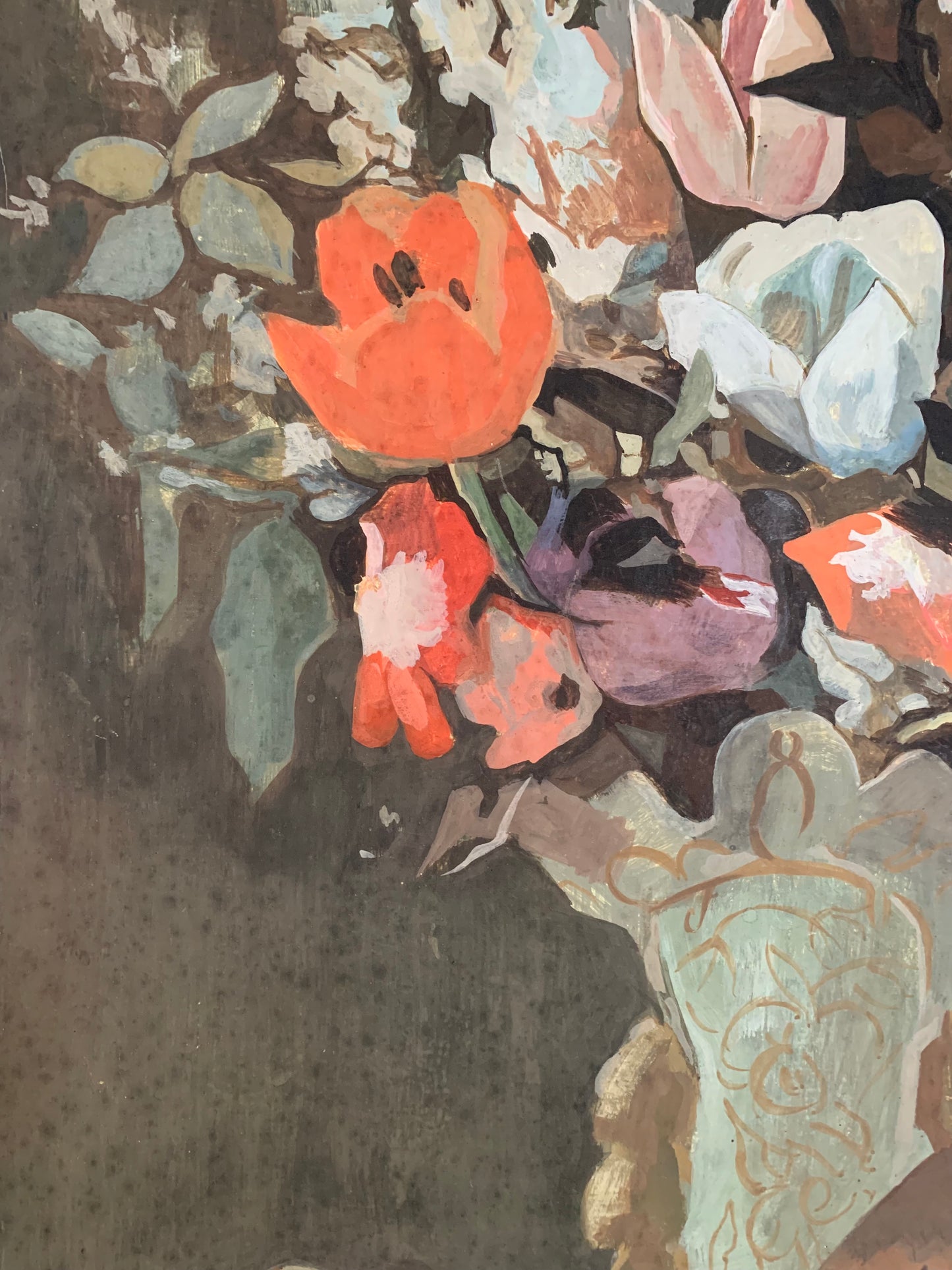 Still Life With Musical Instrument. Circa 1940
