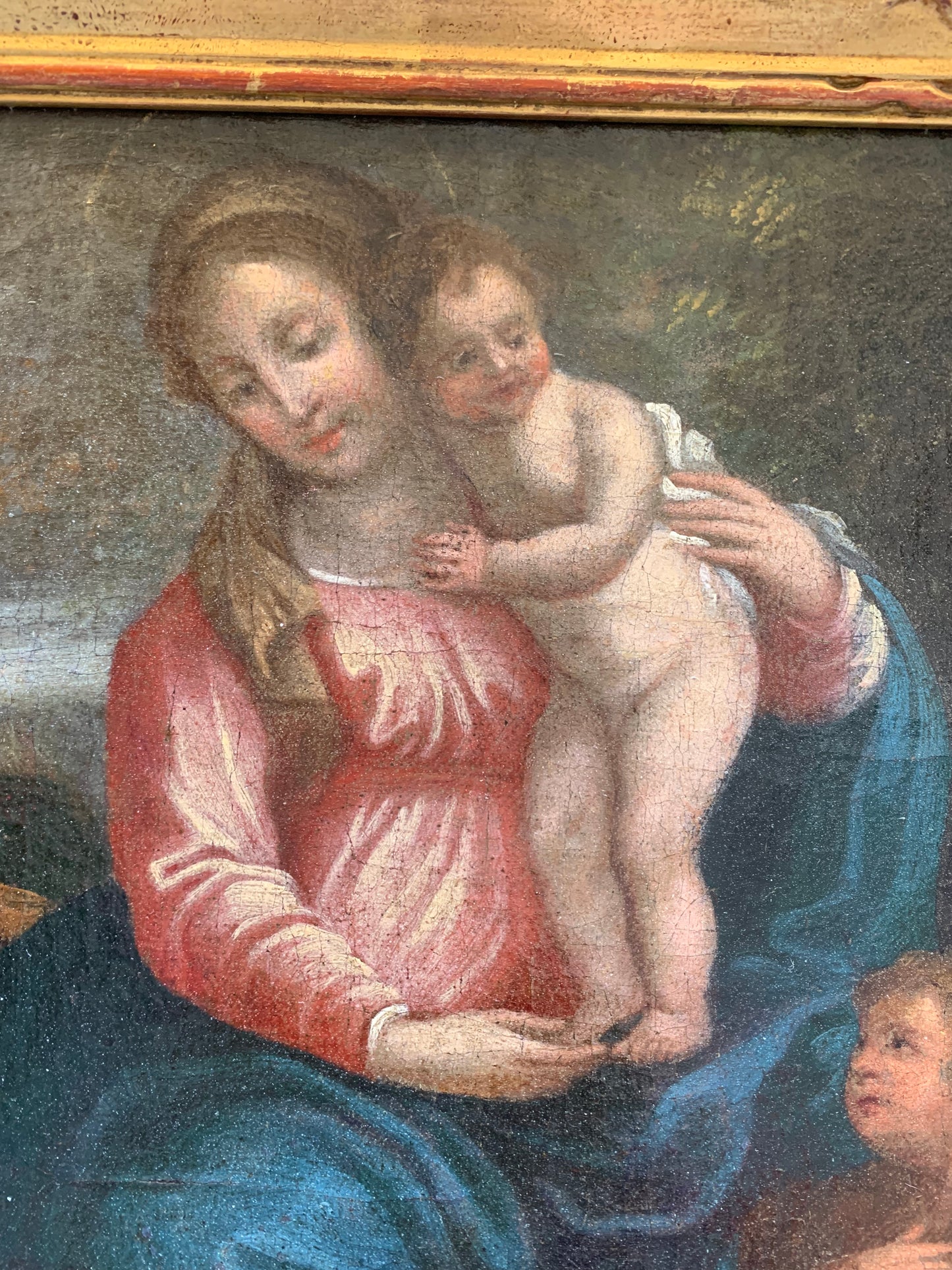 Holy Family with Saint John the Baptist
Bolognese School, second half of the 17th century