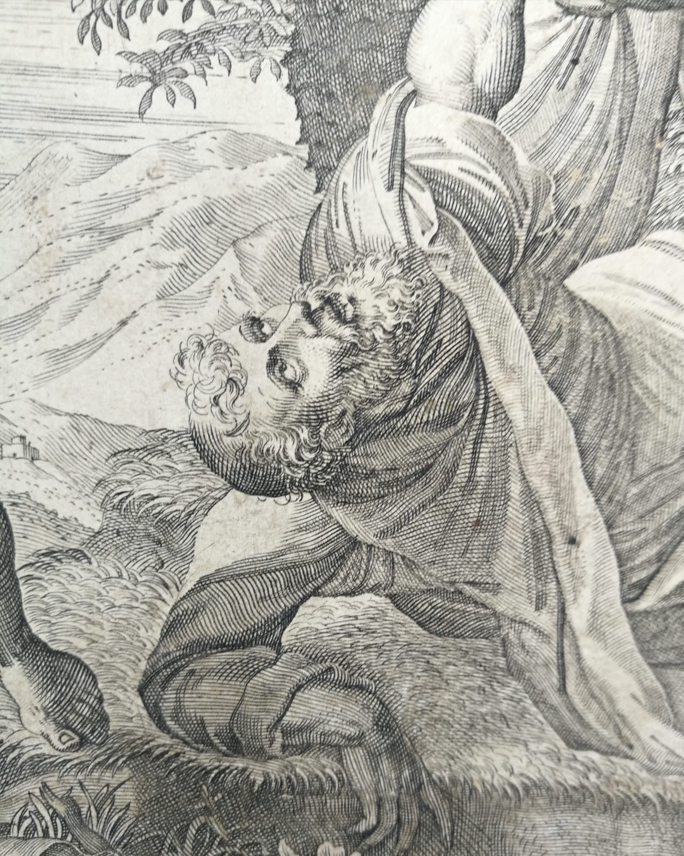 The Martyrdom of Saint Peter Mart., Engraving by Martino Rota after Titian, Venice ca. 1568