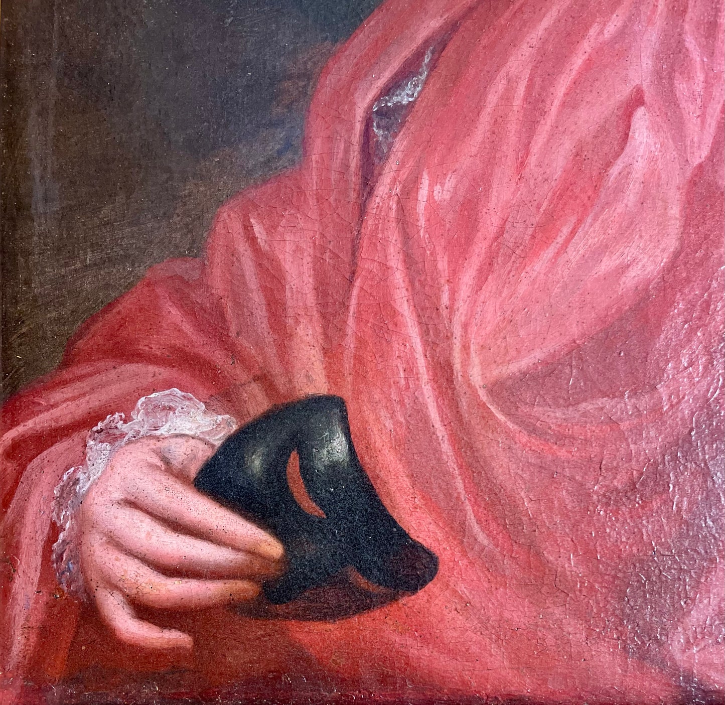Lady in carnival costume, mask, mouches and tremblants – c. 1730, French school, circle of C.-A. Coypel