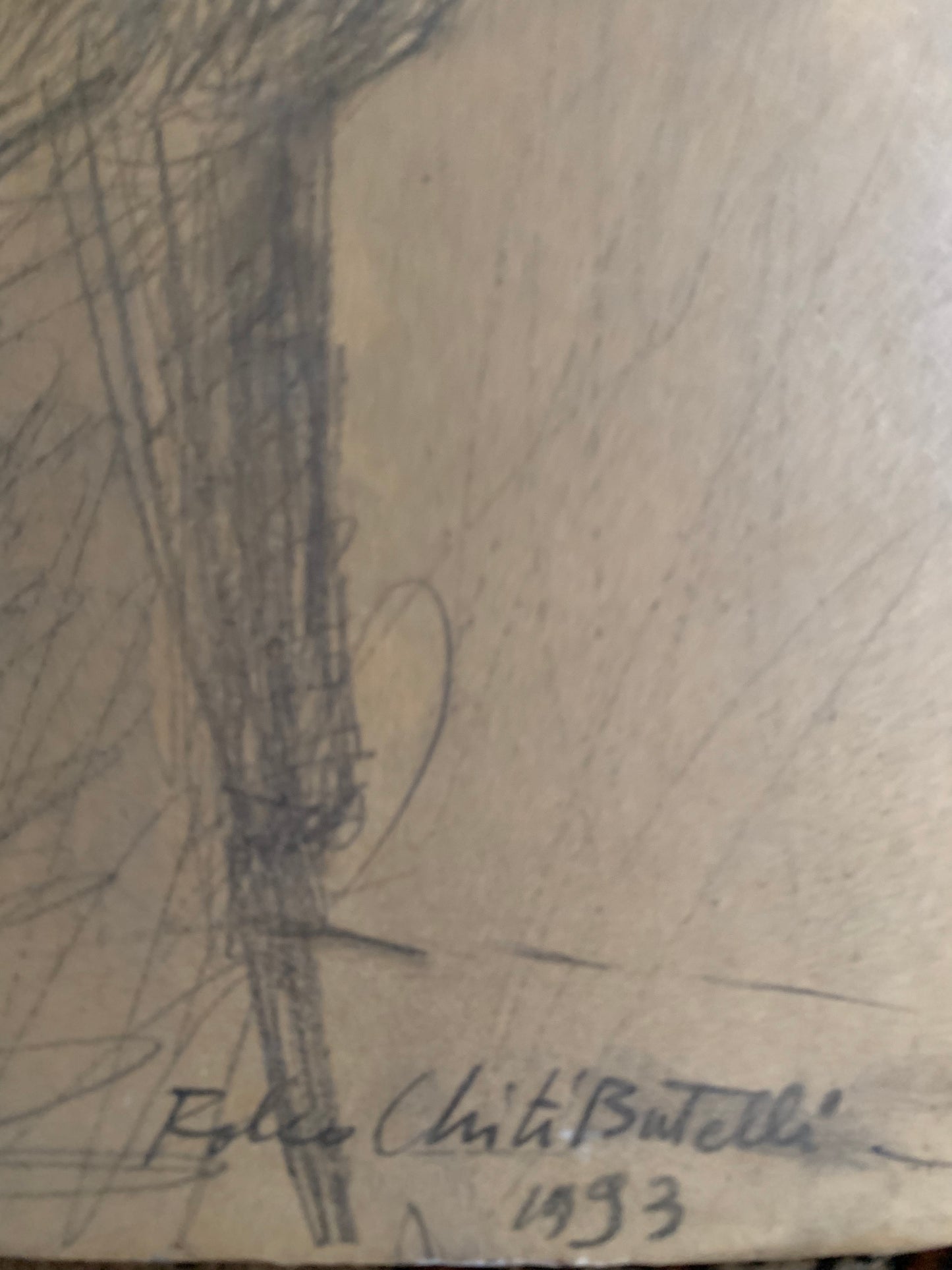 Portrait of Gustav Mahler by Folco Chiti Battelli (Florence,  1932-2011)