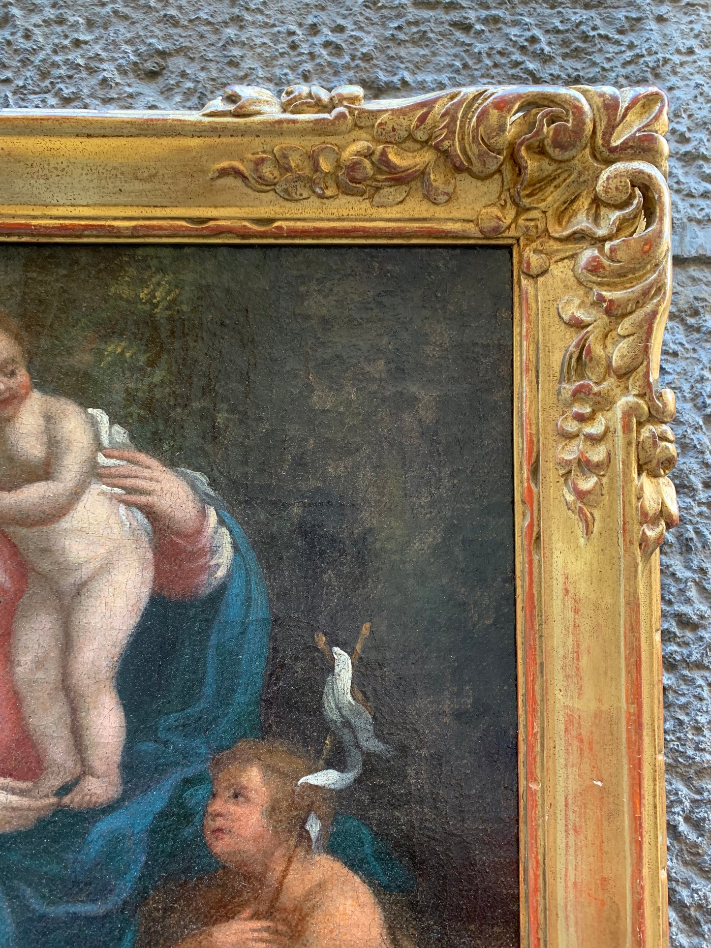 Holy Family with Saint John the Baptist
Bolognese School, second half of the 17th century