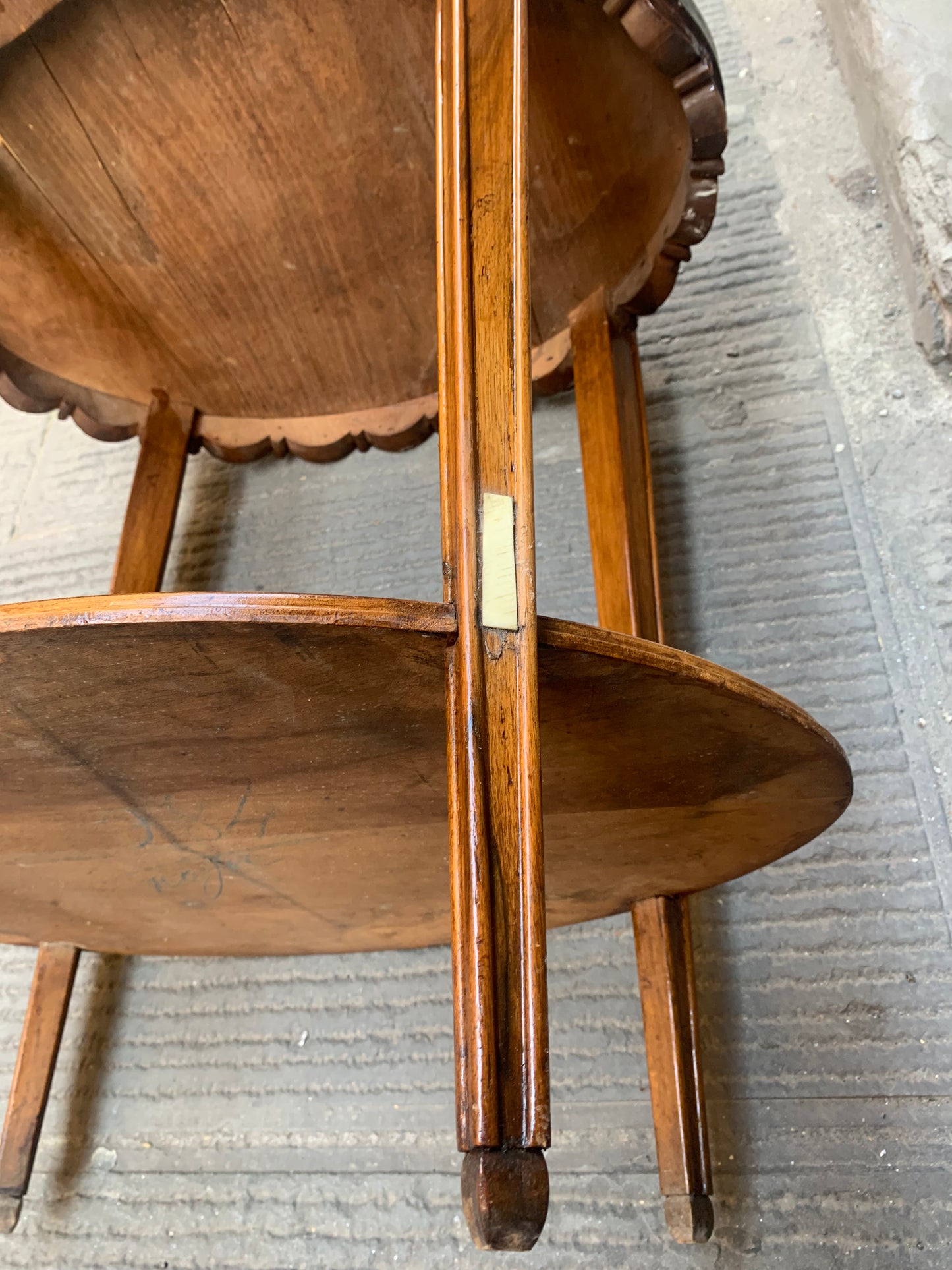 Oval Art Deco Coffee Table, circa 1920-30