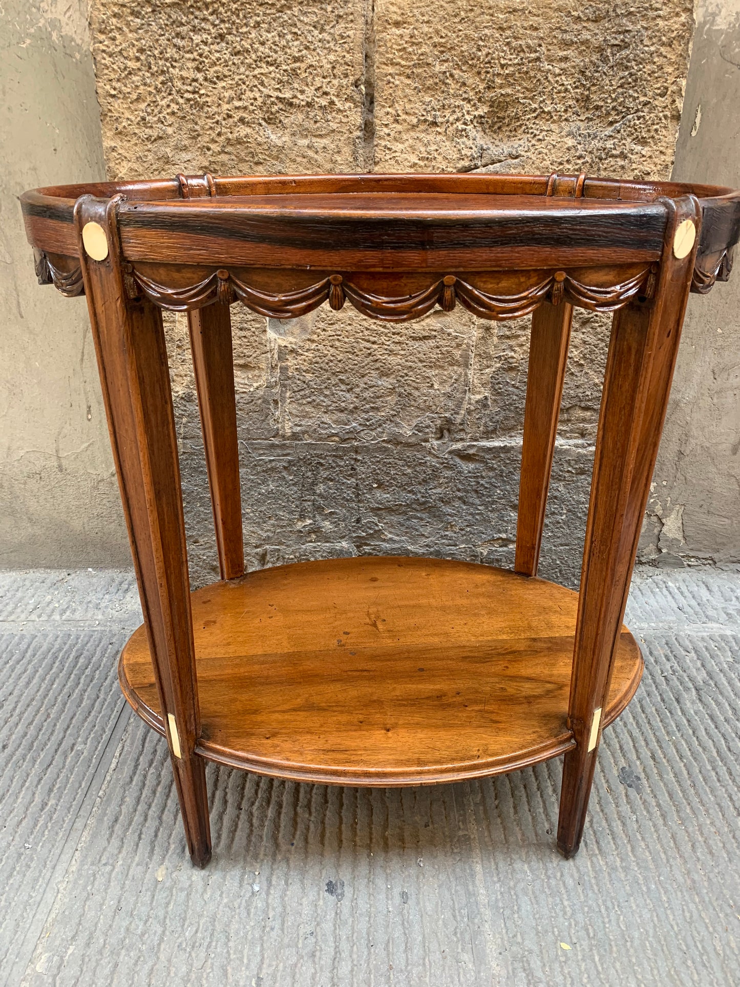 Oval Art Deco Coffee Table, circa 1920-30