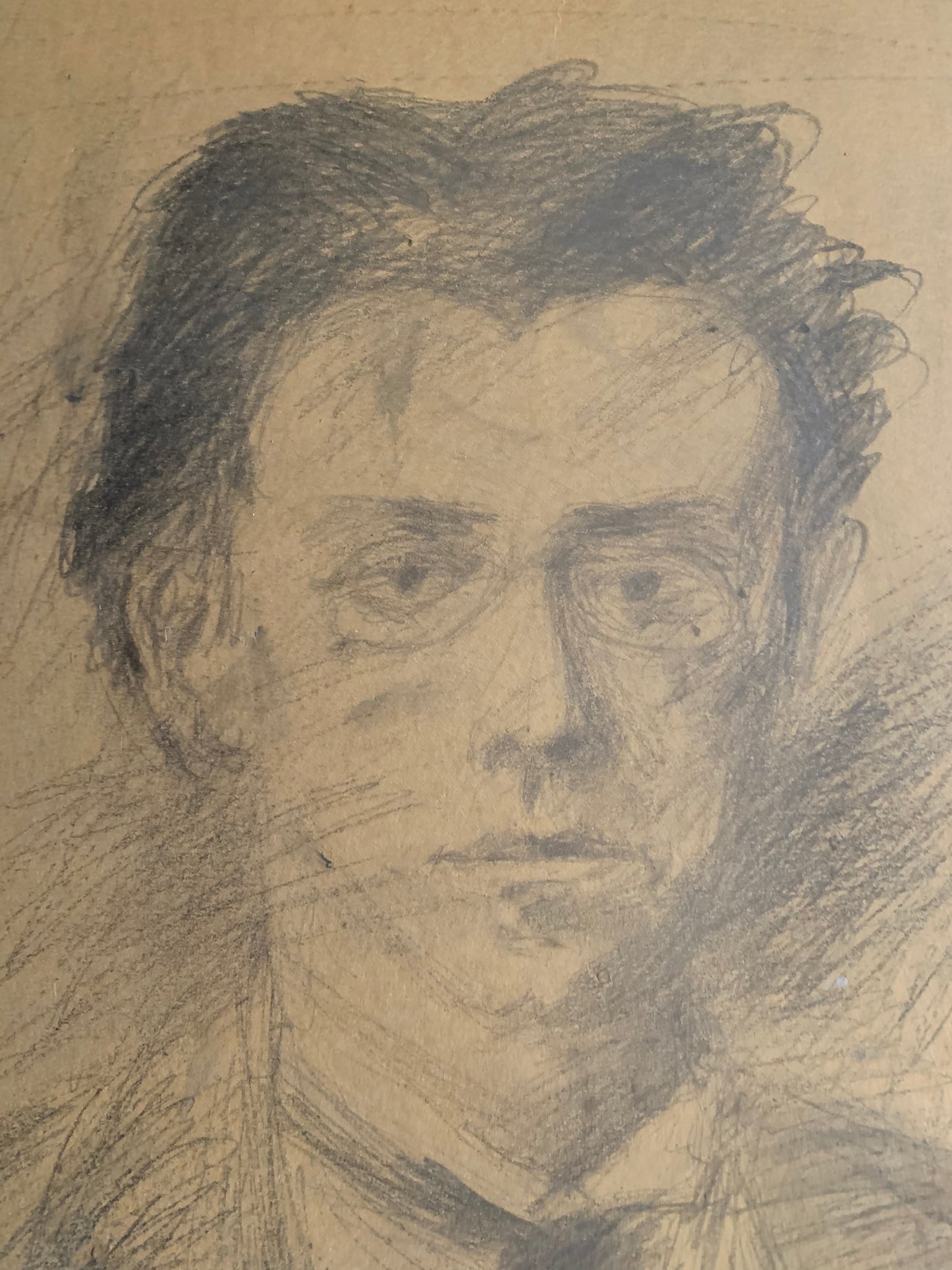 Portrait of Gustav Mahler by Folco Chiti Battelli (Florence,  1932-2011)