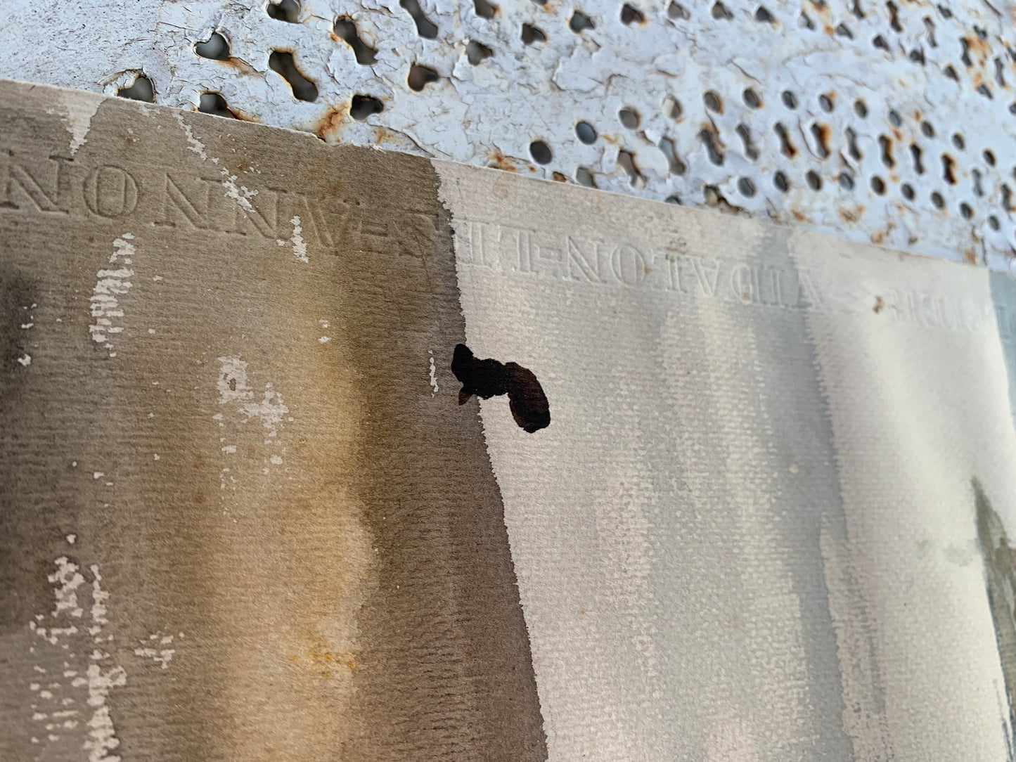 The port of Terragon.  Watercolor about 1940-1950.