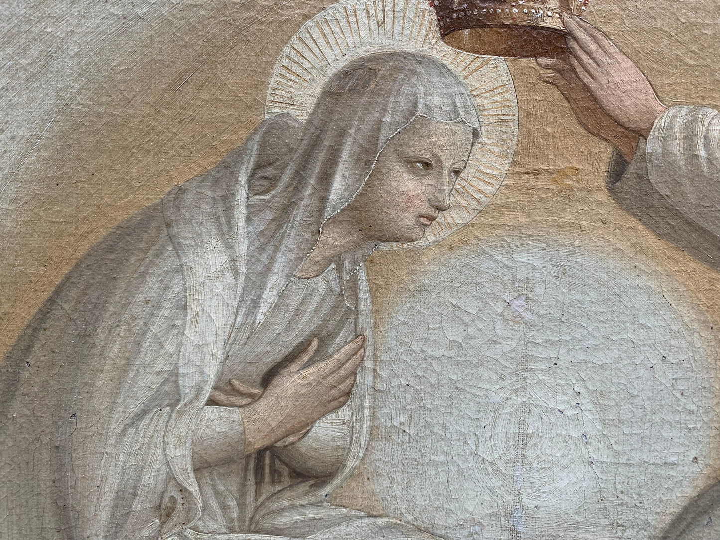 Coronation of the Virgin, 19th-century copy after Fra Angelico’ frescoes in San Marco Monastery. Florence