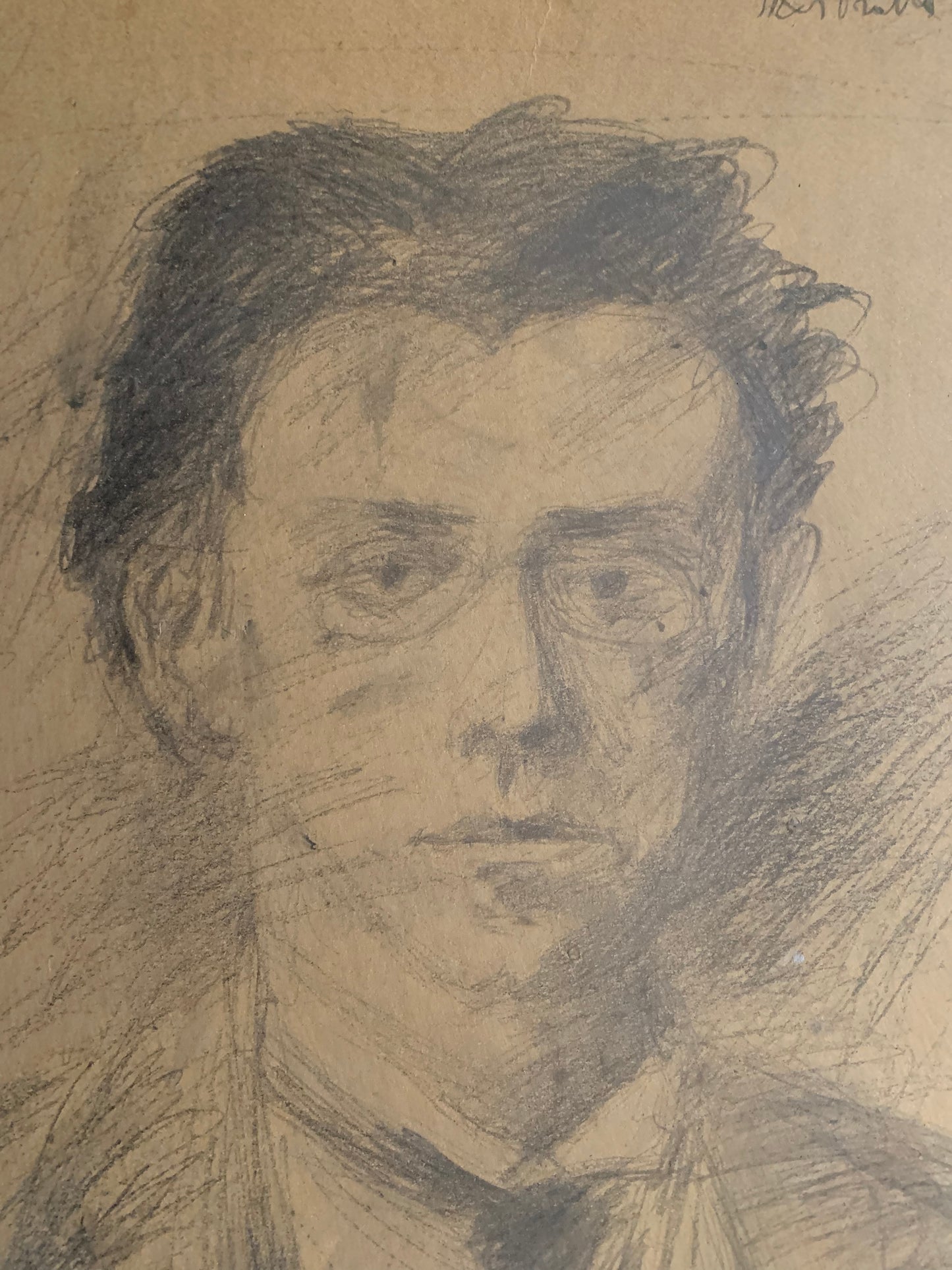 Portrait of Gustav Mahler by Folco Chiti Battelli (Florence,  1932-2011)