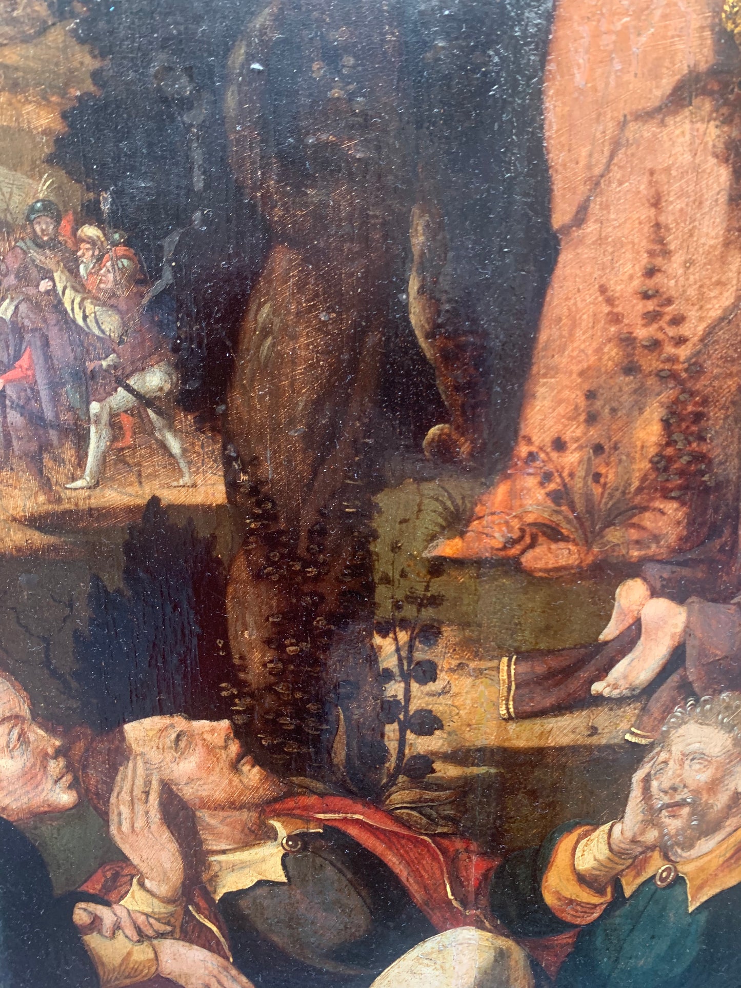 Early XVI century. The agony in the garden. Southern German school.