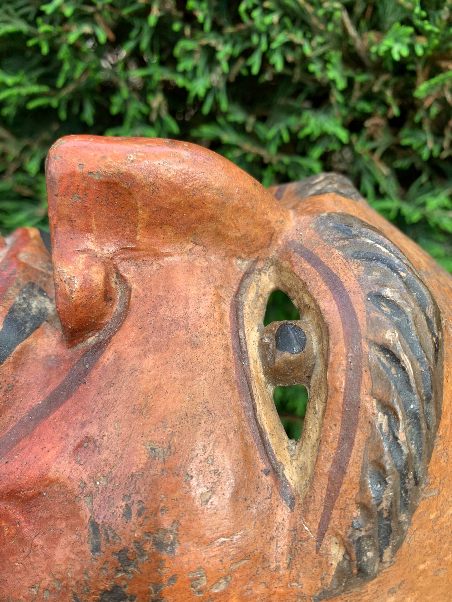 Guatemala. Mask of Baila de la Conquista. Early XX century