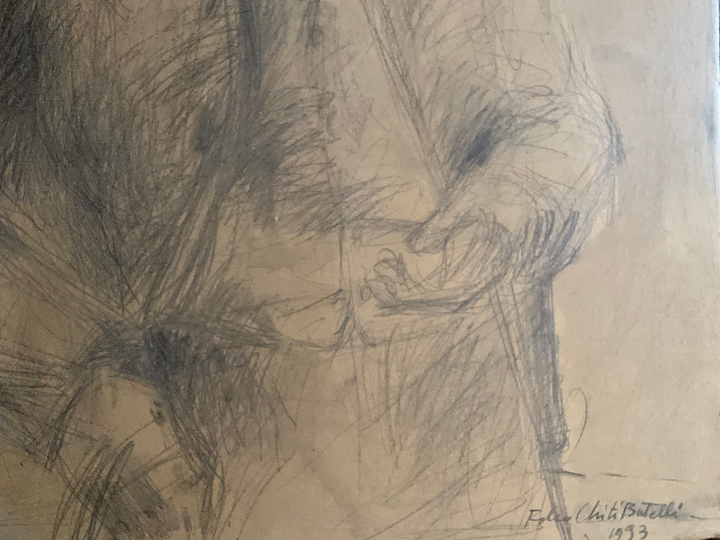 Portrait of Gustav Mahler by Folco Chiti Battelli (Florence,  1932-2011)