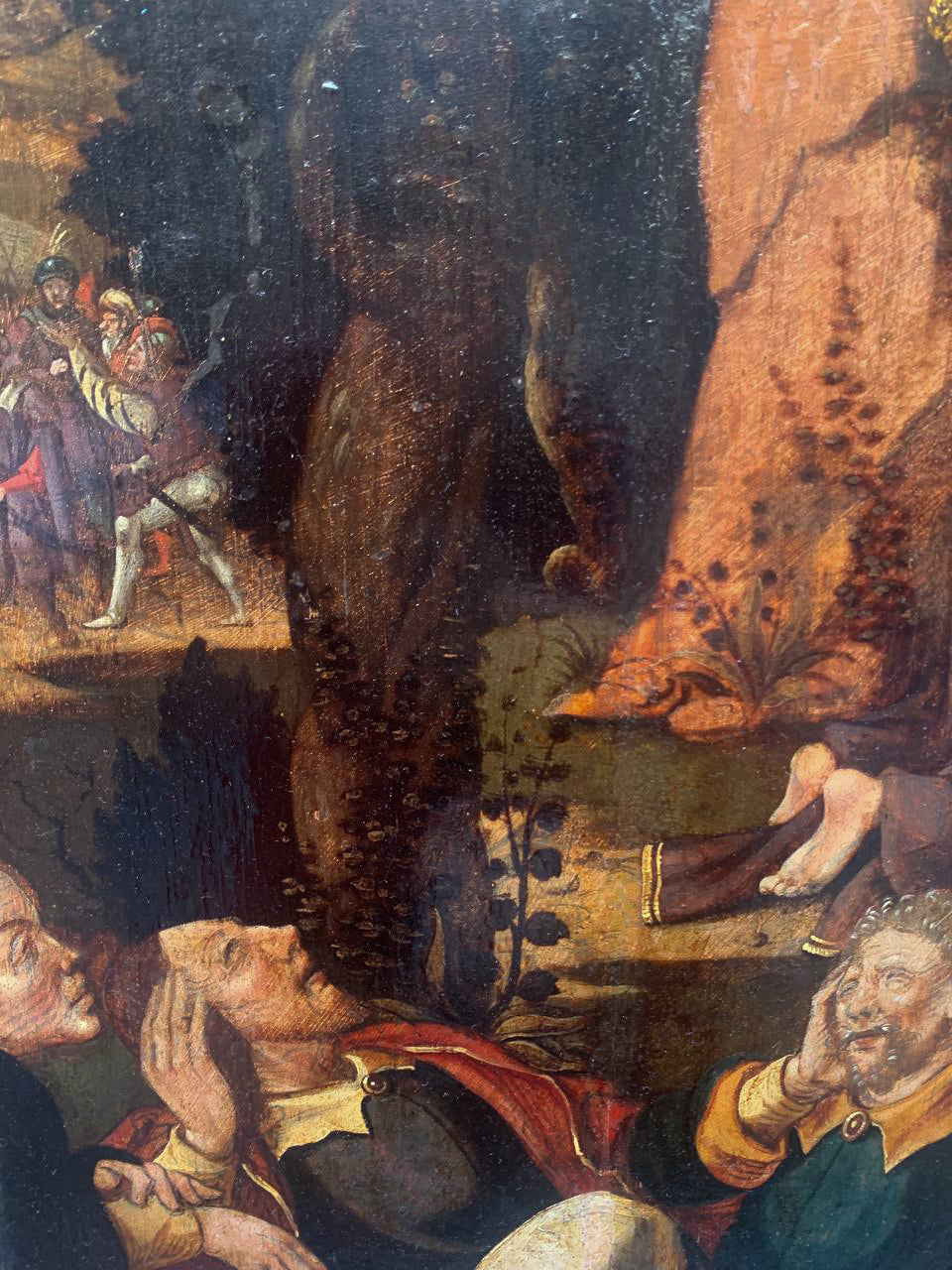 Early XVI century. The agony in the garden. Southern German school.