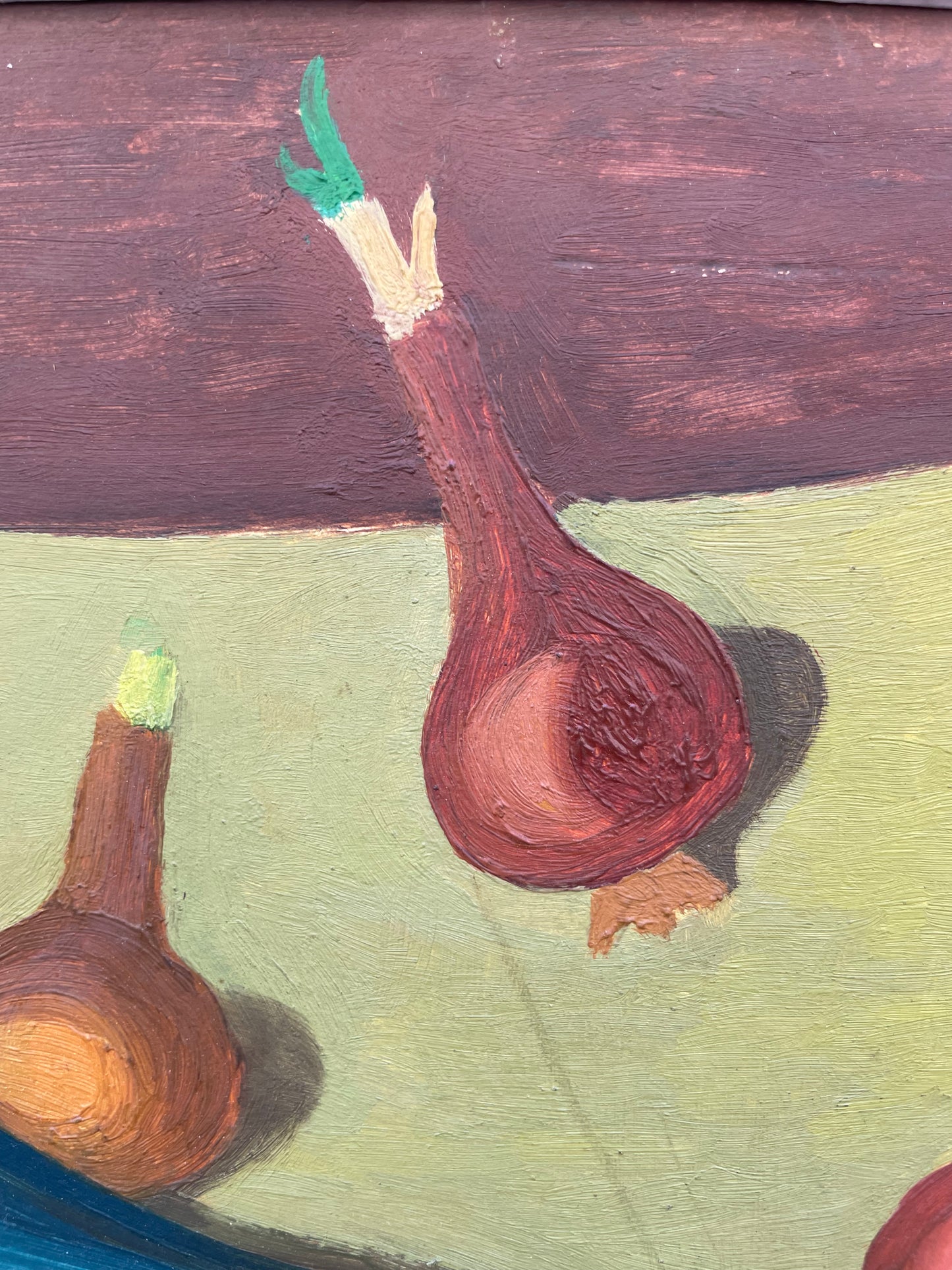 Still life with needlefish, Jean Lachaud, Breton painter from Quimper.