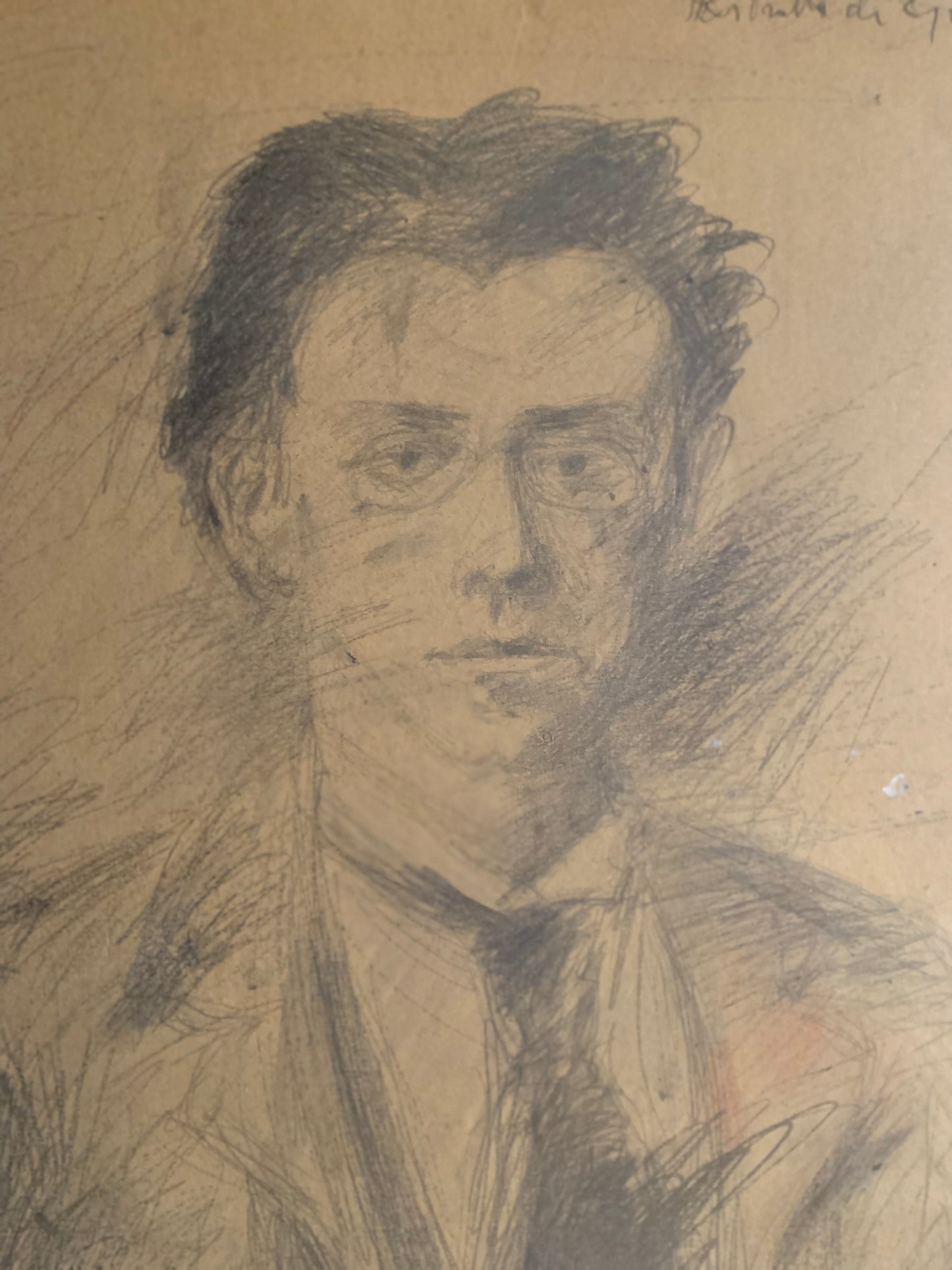 Portrait of Gustav Mahler by Folco Chiti Battelli (Florence,  1932-2011)