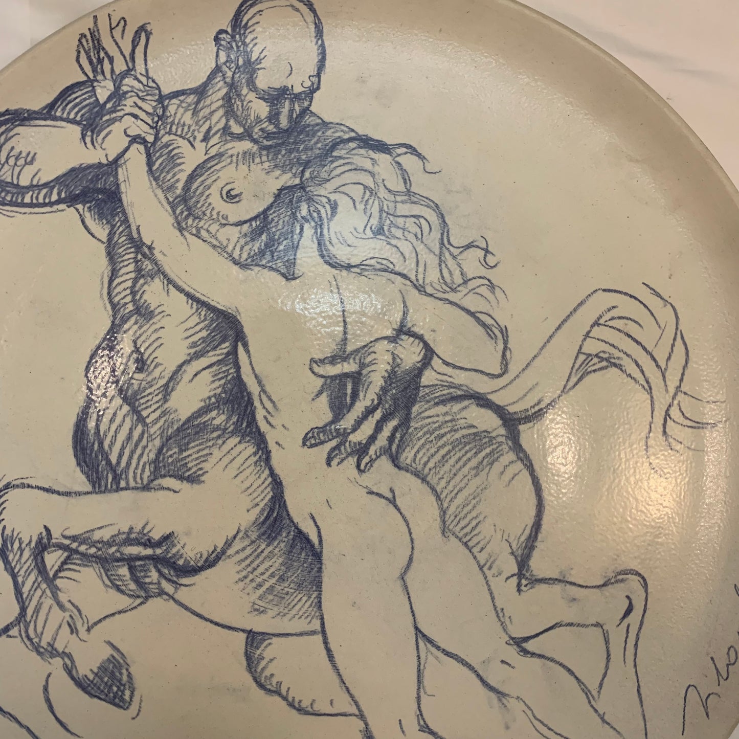 Italian Pop Art. Marco Silombria.“Achilles And Centaur Chiron”.