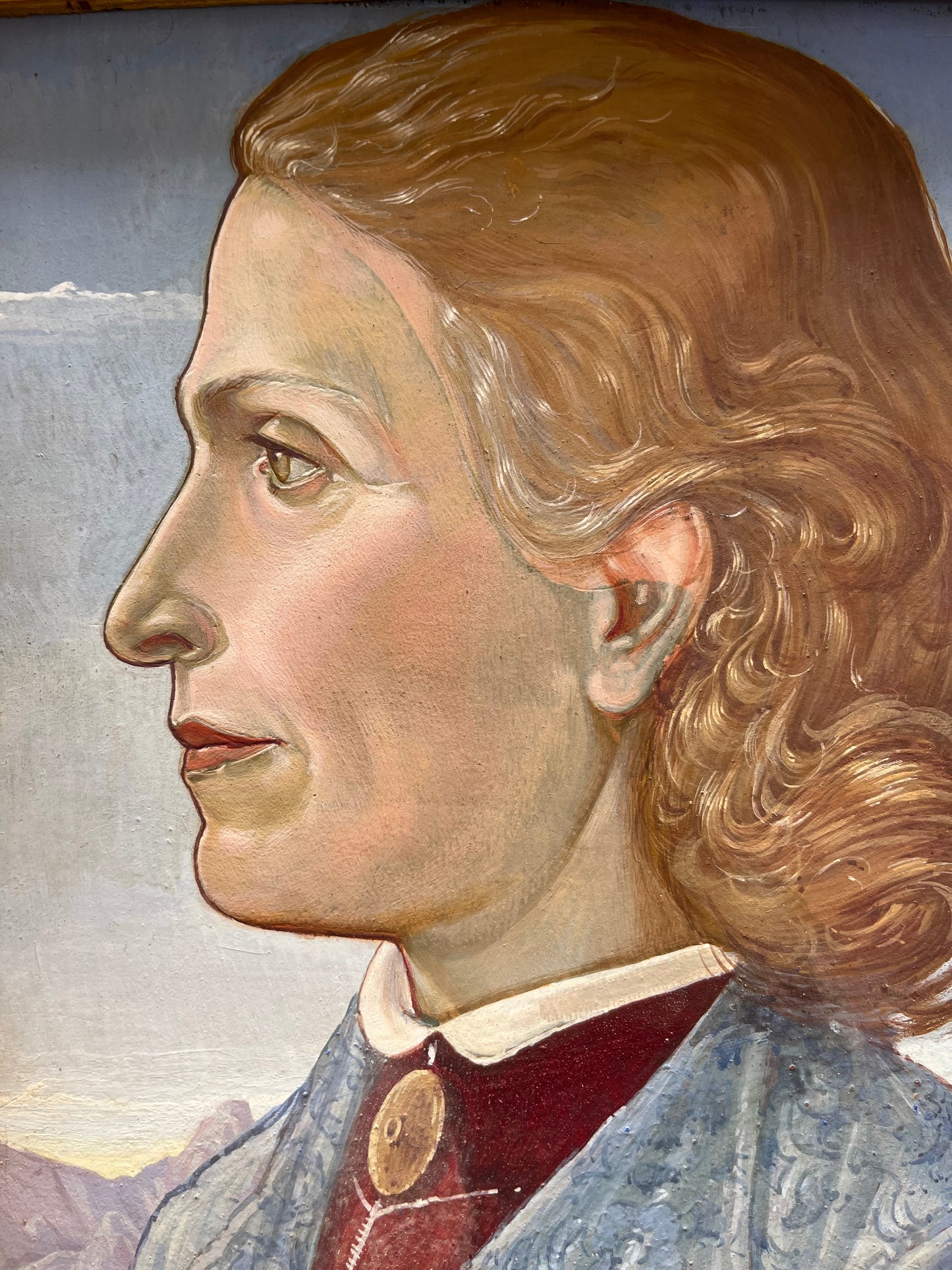 Moglie del falsario senese Icilio Joni, ritratta dal figlio Fiorenzo, datata 1942