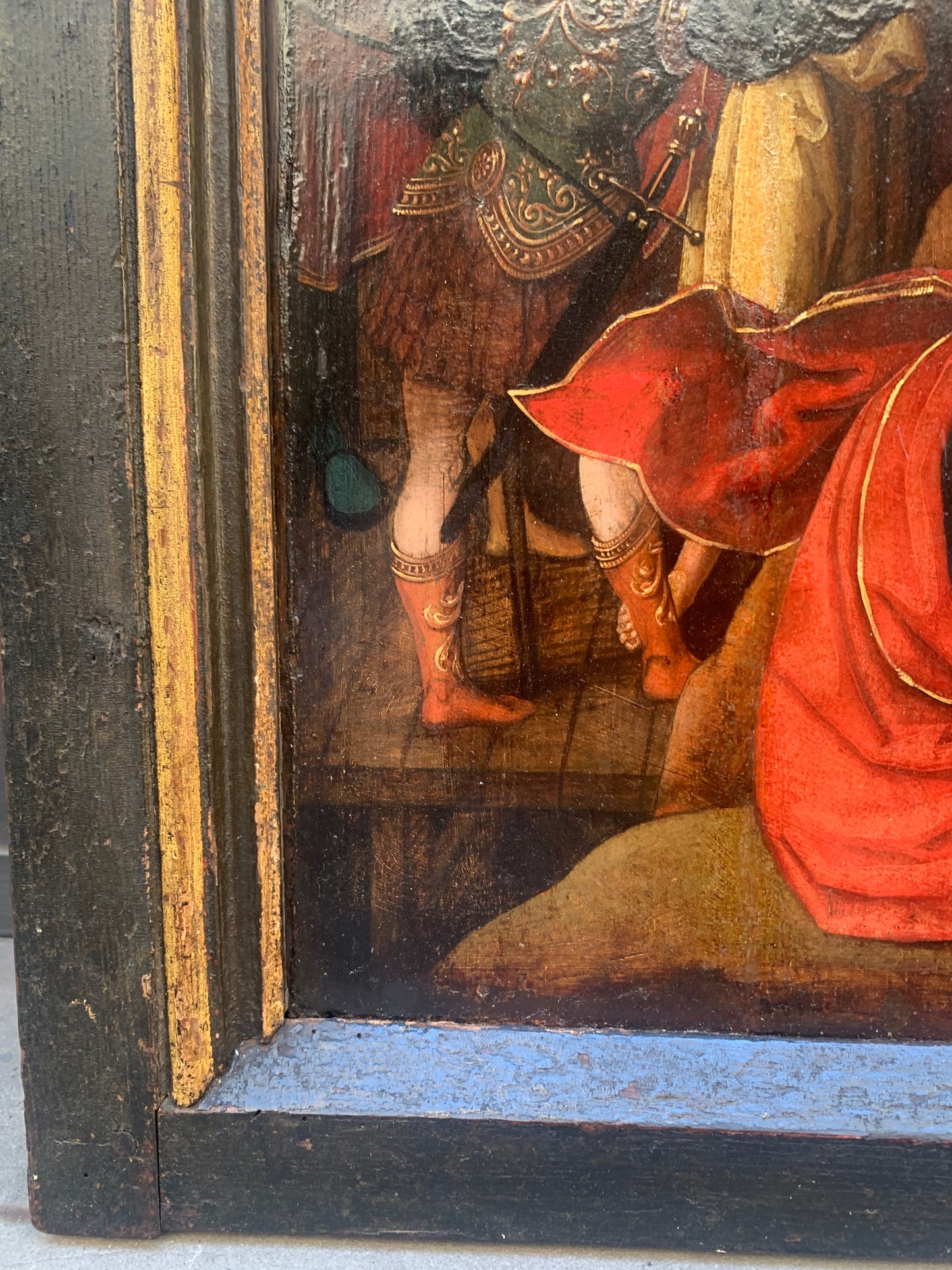 Early XVI century. The agony in the garden. Southern German school.