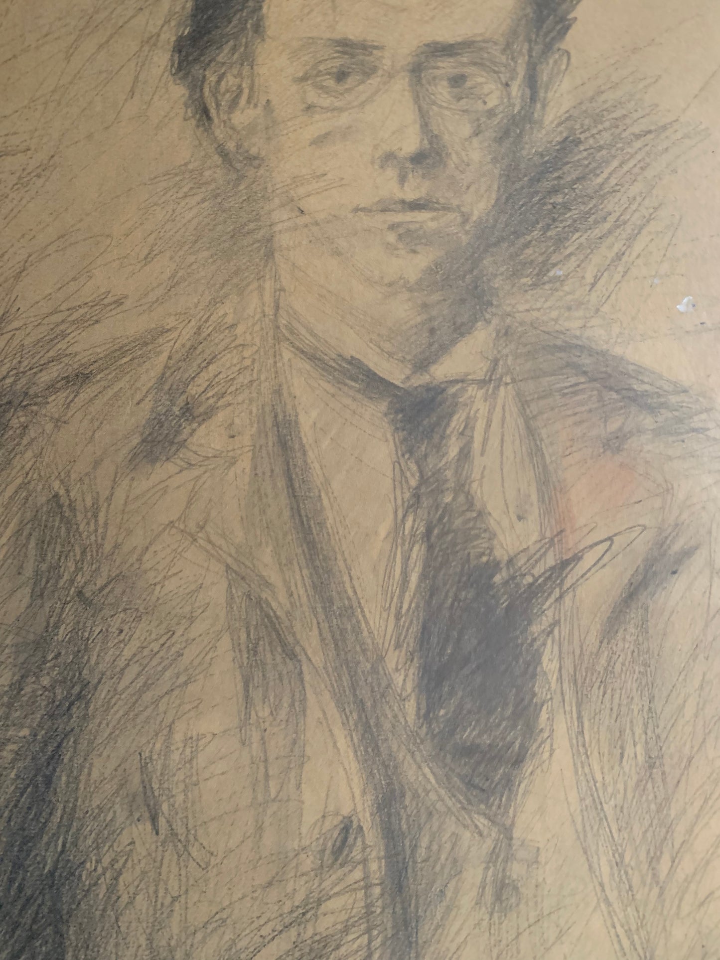 Portrait of Gustav Mahler by Folco Chiti Battelli (Florence,  1932-2011)