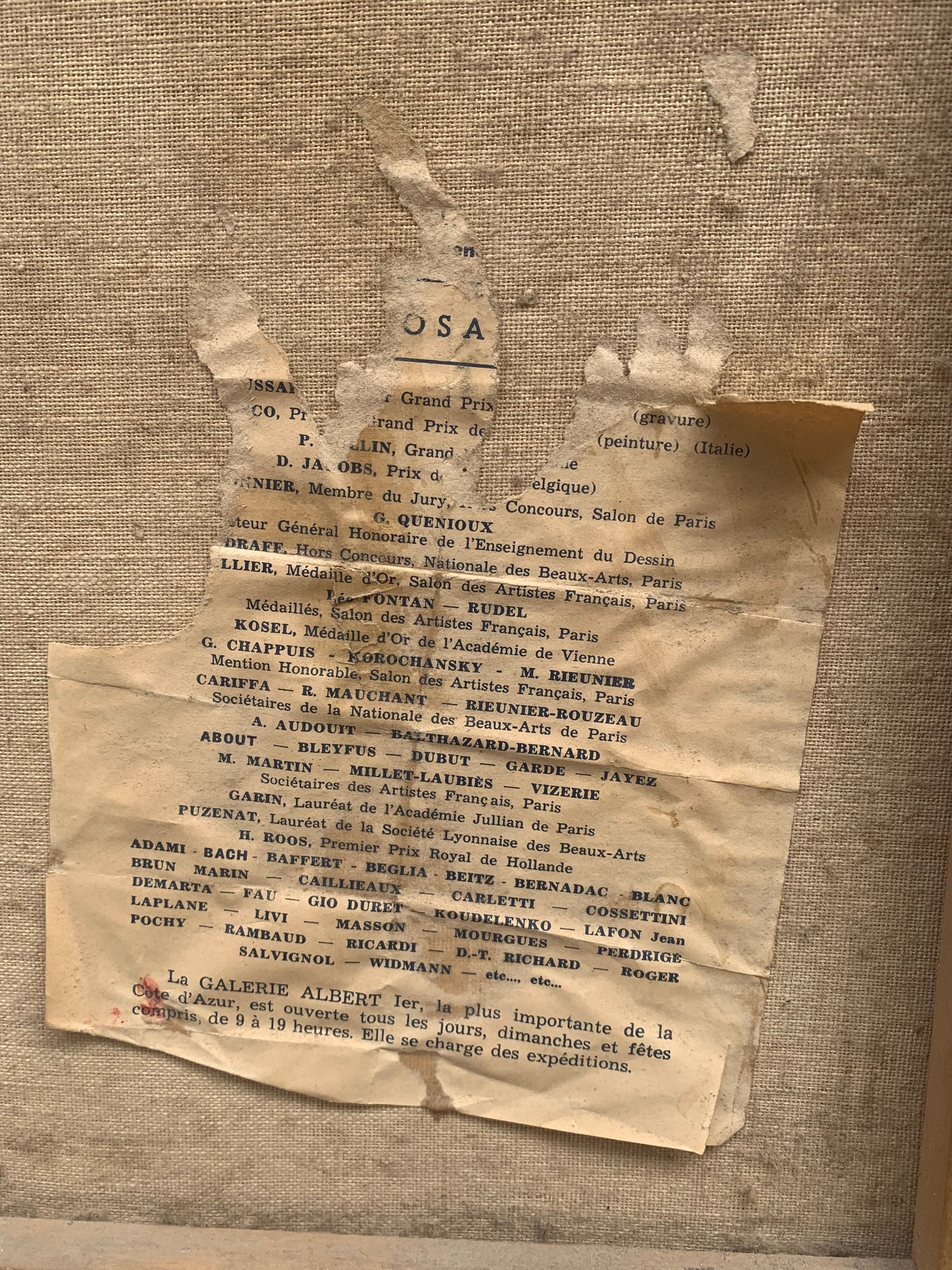 Franz Waldraff (1878-1942?). Landscape near Toulone, Gorges d'Ollioules. Circa 1930