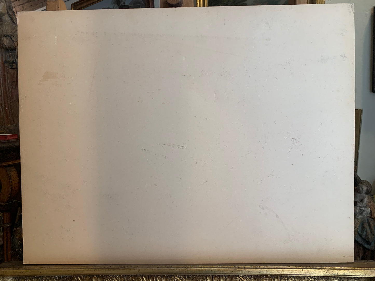 Abstract geometric composition with hints of the female body
Date: Circa 1970