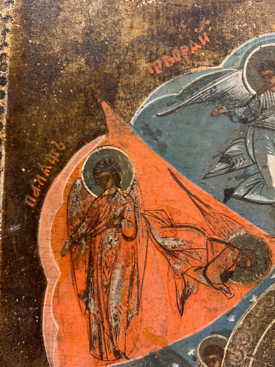 Russian Icon “neopalimaya Kupina” XIX Century