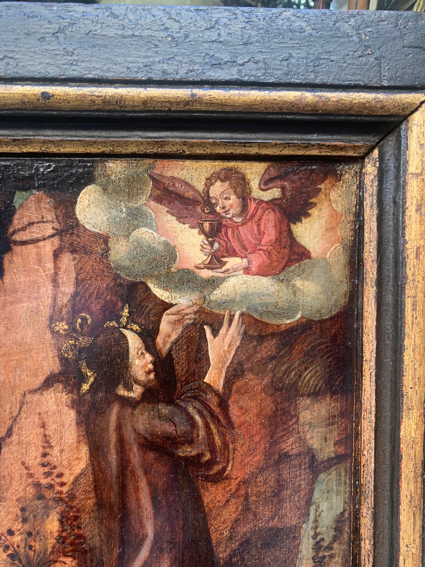 Early XVI century. The agony in the garden. Southern German school.