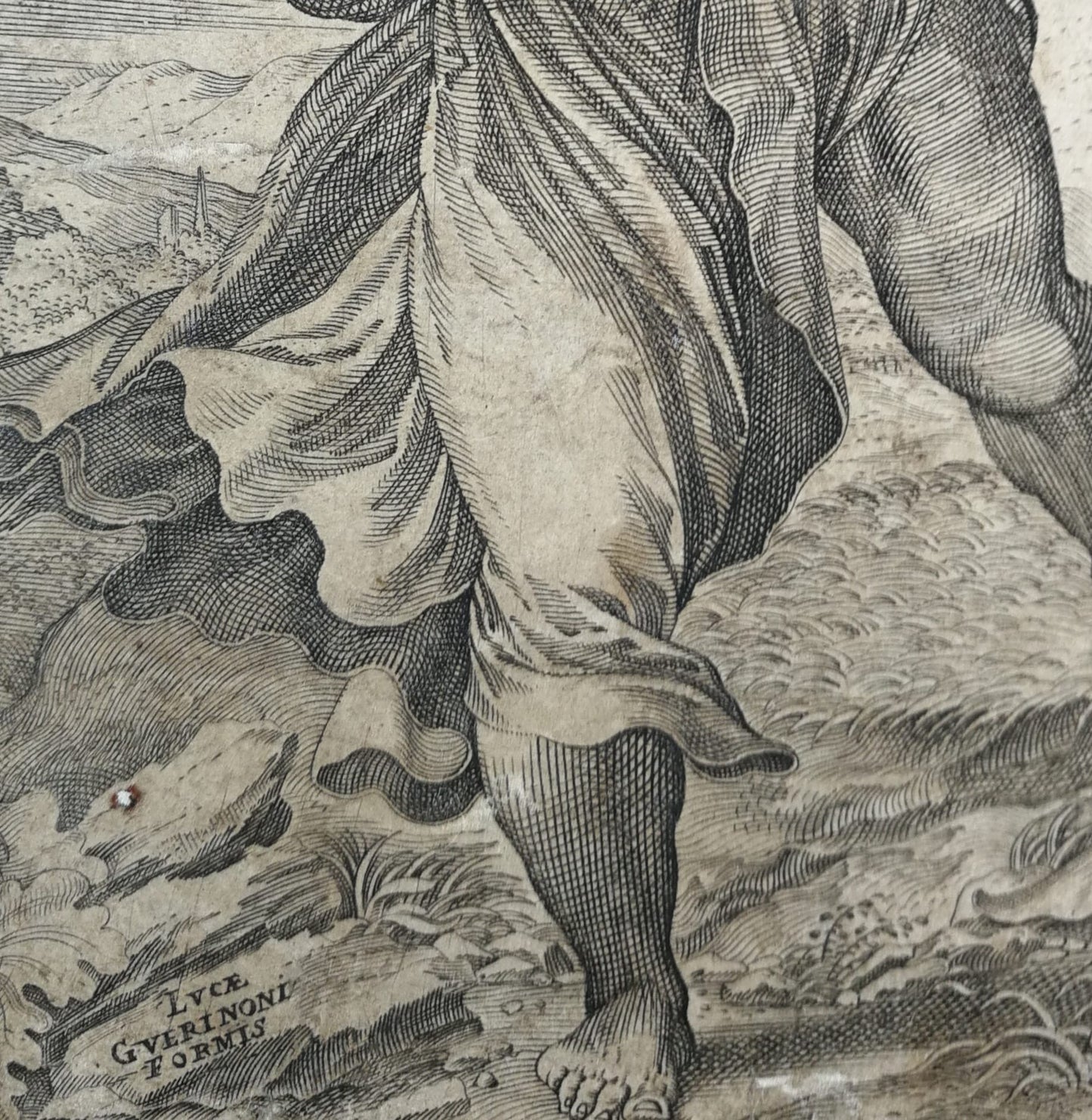 The Martyrdom of Saint Peter Mart., Engraving by Martino Rota after Titian, Venice ca. 1568