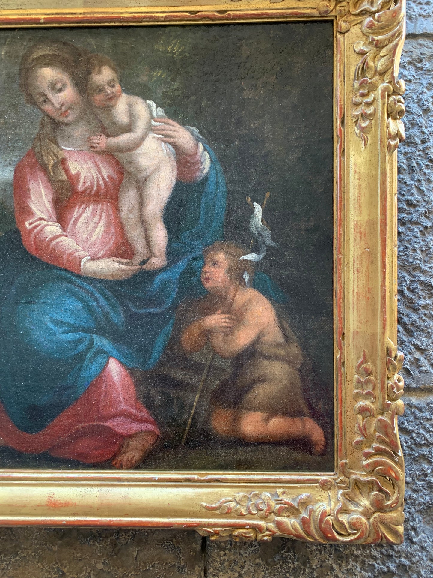 Holy Family with Saint John the Baptist
Bolognese School, second half of the 17th century