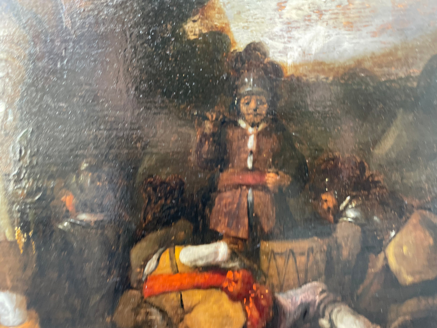 Dutch Golden Age Scene – Soldiers Sharing Spoils, Circle of Duyster, 17th c. Panel