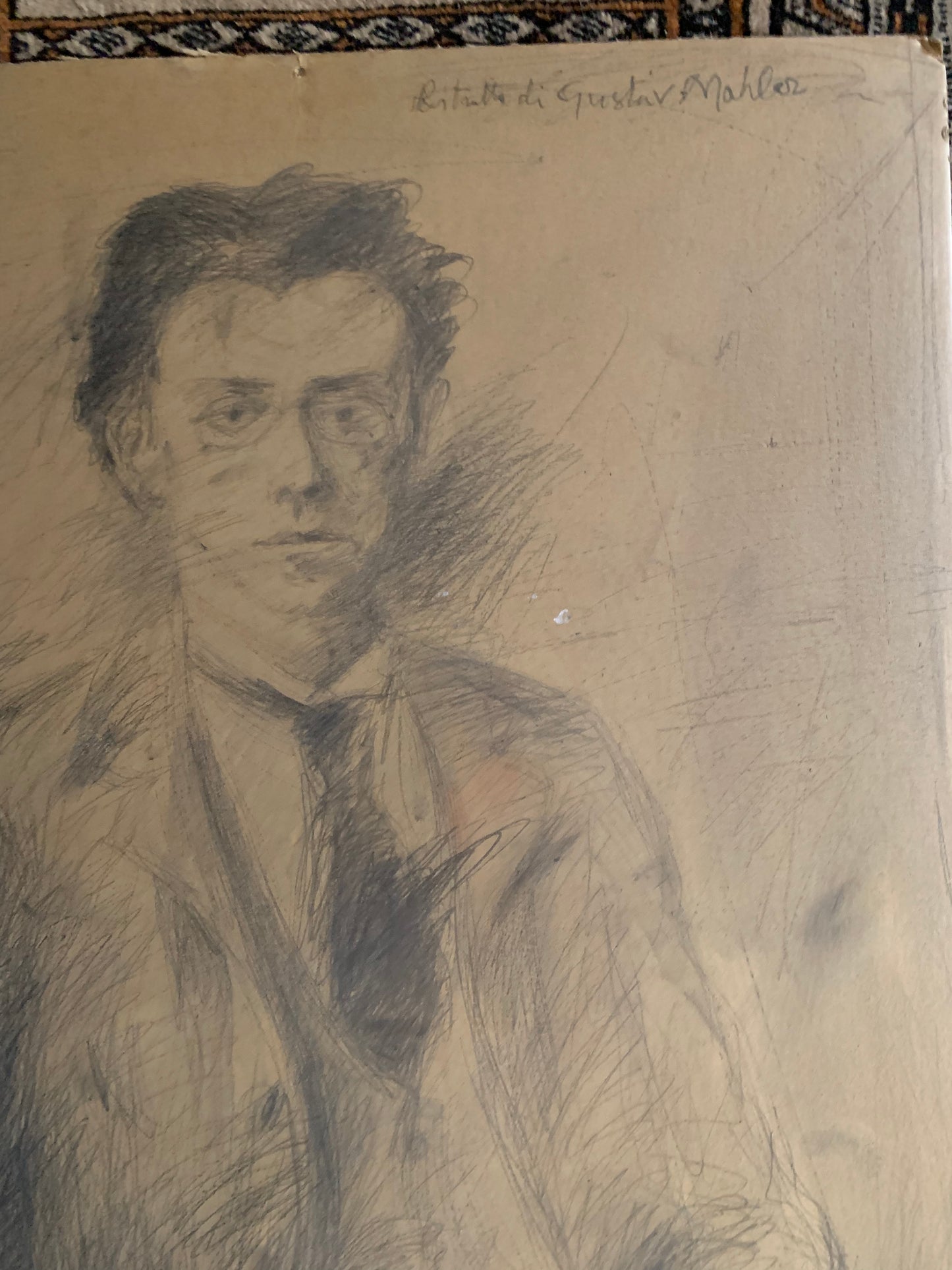 Portrait of Gustav Mahler by Folco Chiti Battelli (Florence,  1932-2011)