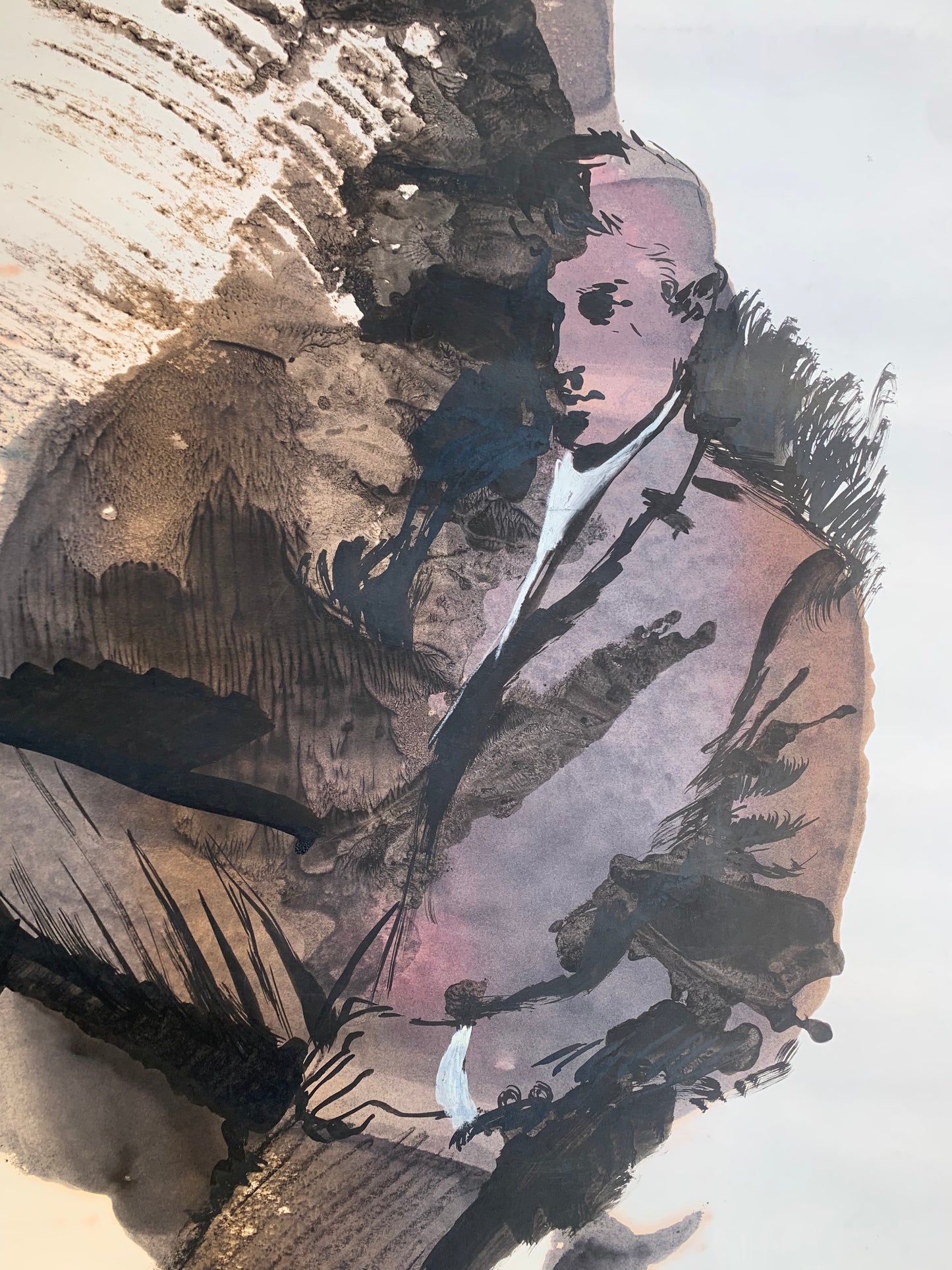 Pret-a-Porter sketch for Facis. By Marco Silombria. Italian Pop art