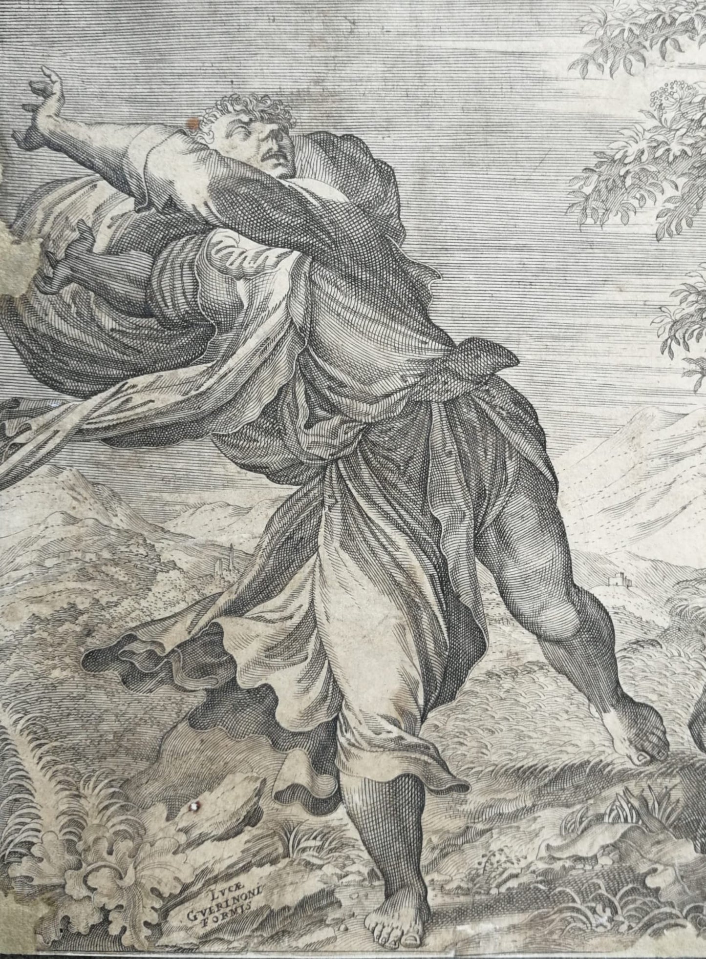 The Martyrdom of Saint Peter Mart., Engraving by Martino Rota after Titian, Venice ca. 1568