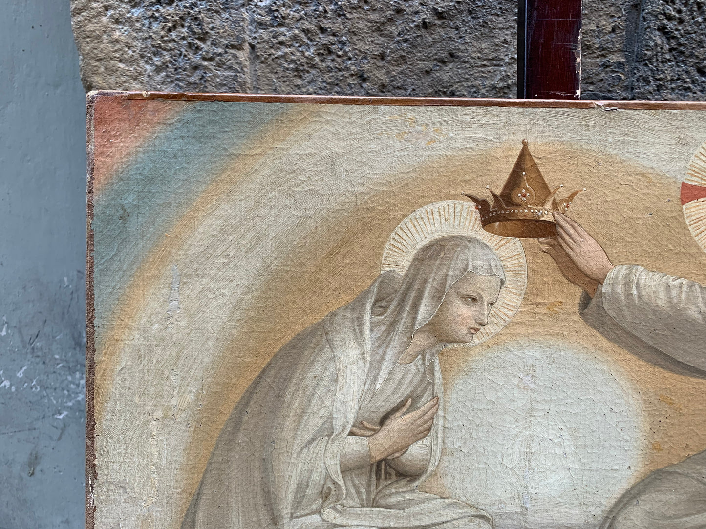 Coronation of the Virgin, 19th-century copy after Fra Angelico’ frescoes in San Marco Monastery. Florence