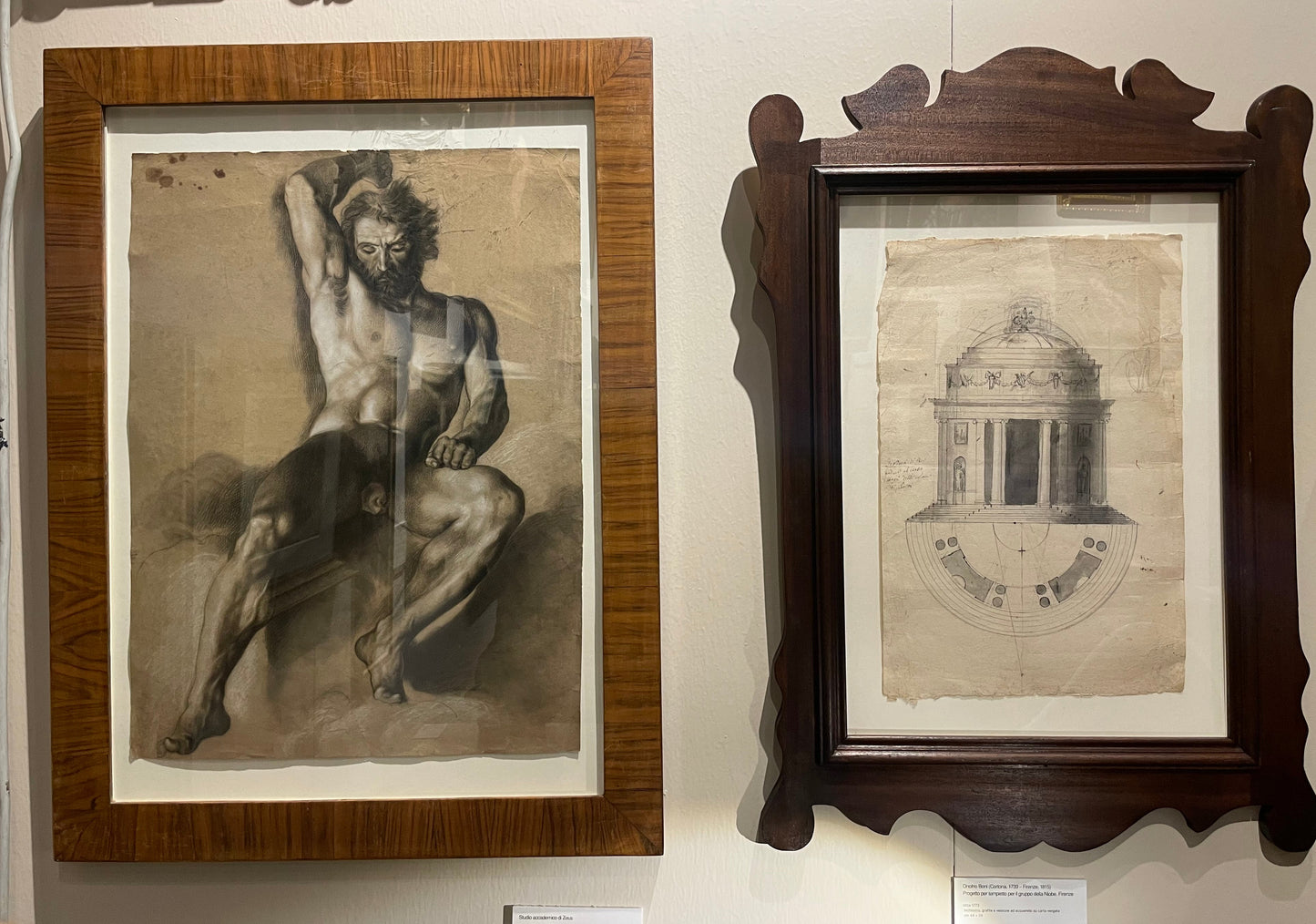 Onofrio Boni (Cortona, 1739 – Firenze, 1815)
Progetto per edificio rotondo destinato al gruppo della Niobe, Firenze, circa 1773