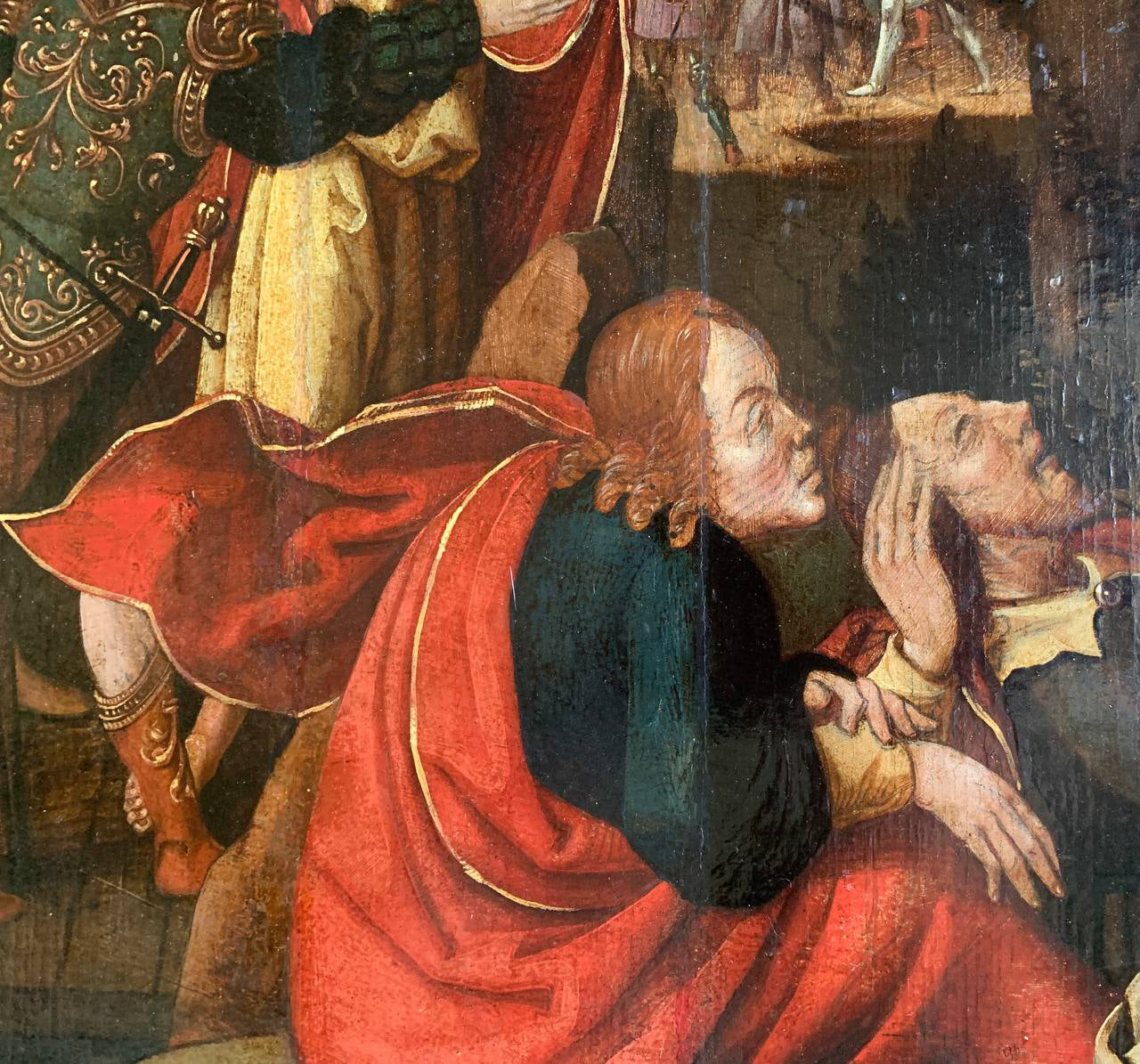Early XVI century. The agony in the garden. Southern German school.