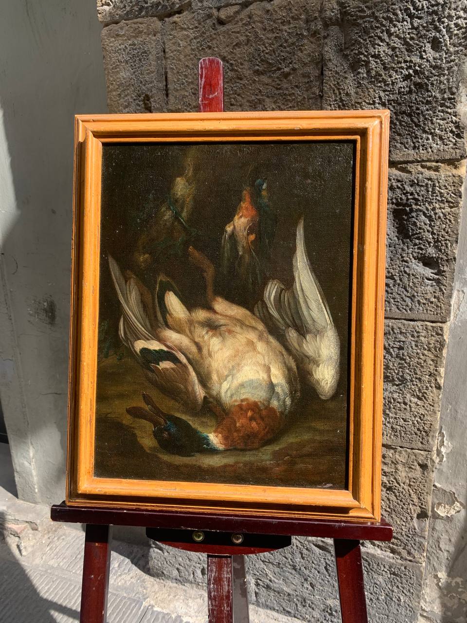 Hunting Trophy with Mallard Duck – Circle of Baldassarre de Caro