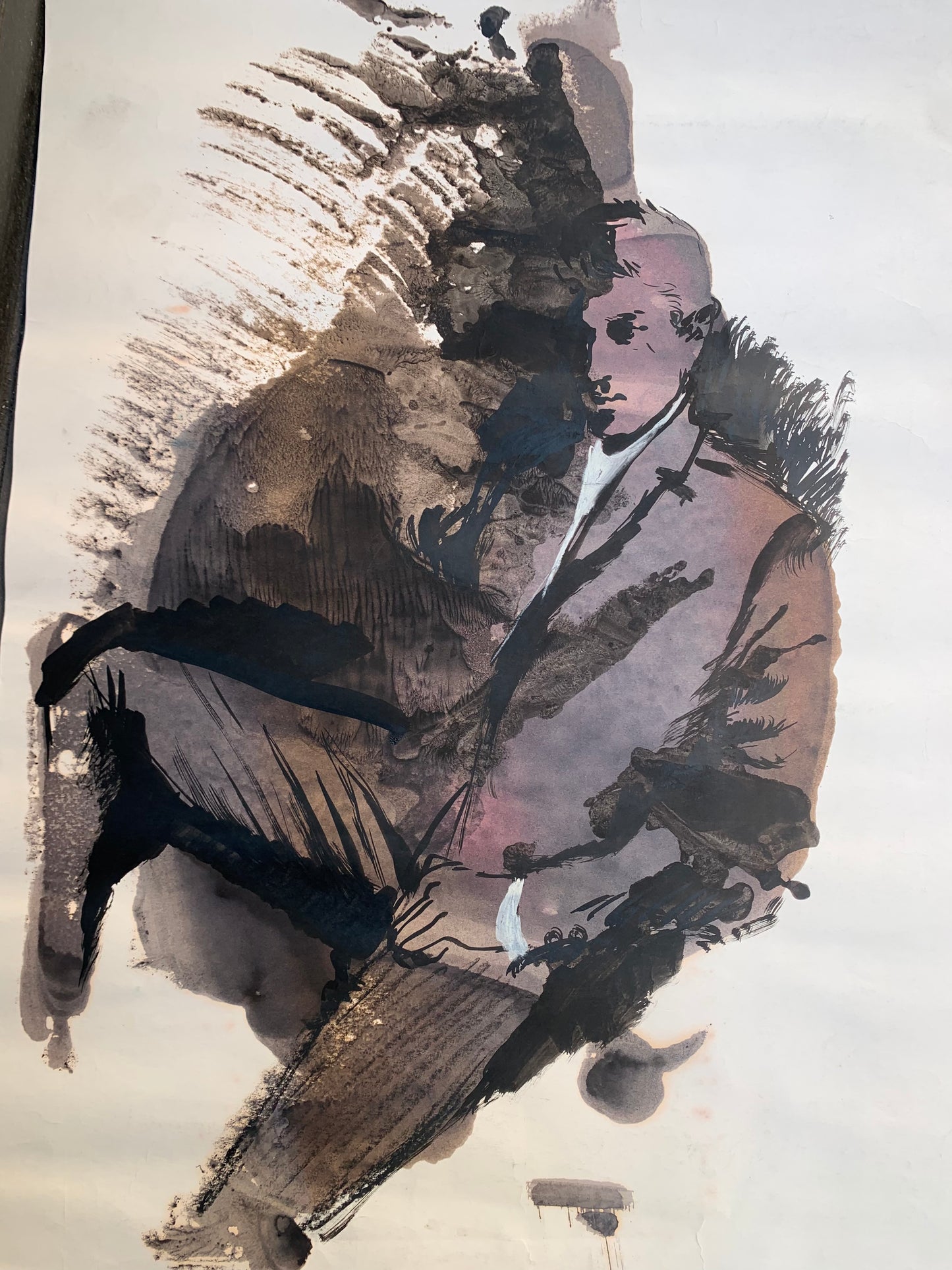 Pret-a-Porter sketch for Facis. By Marco Silombria. Italian Pop art