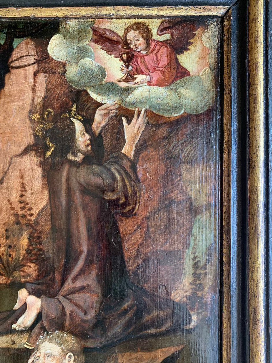 Early XVI century. The agony in the garden. Southern German school.
