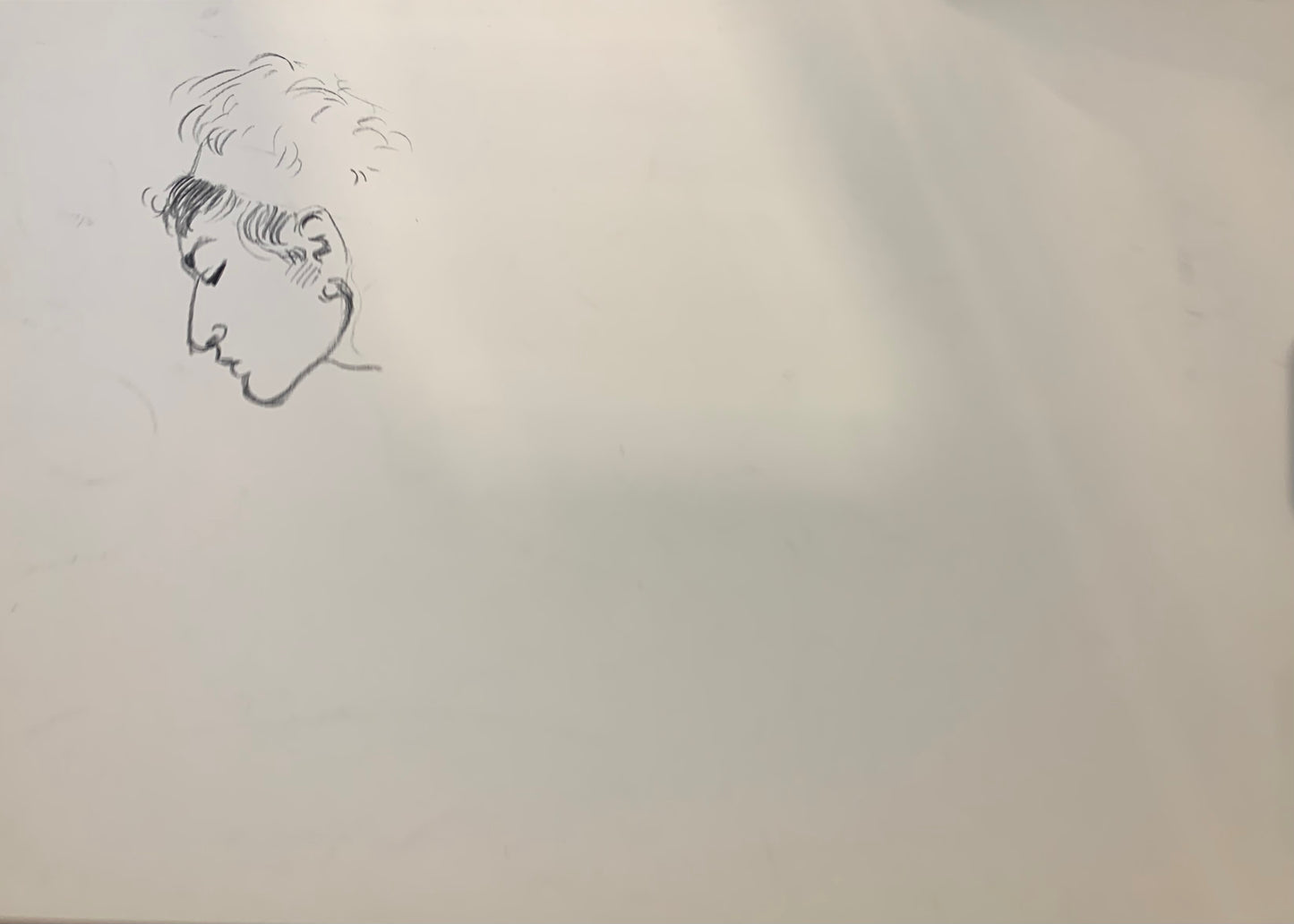 The body of a slim young man. 1970s. Marco Silombria, signed.