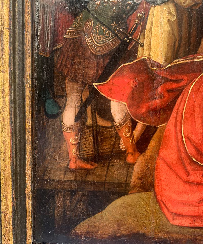 Early XVI century. The agony in the garden. Southern German school.