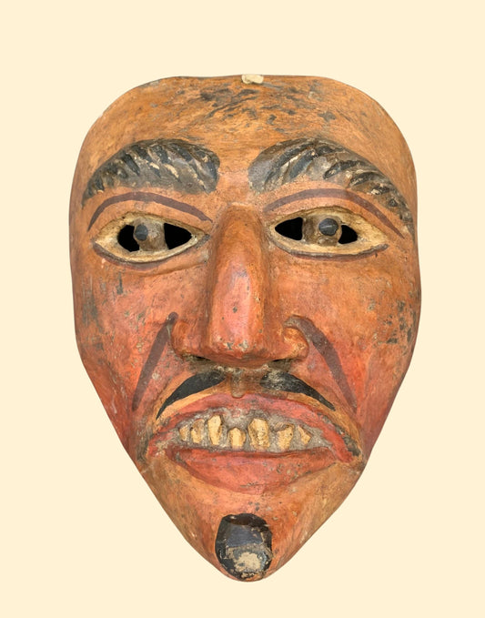 Guatemala. Mask of Baila de la Conquista. Early XX century