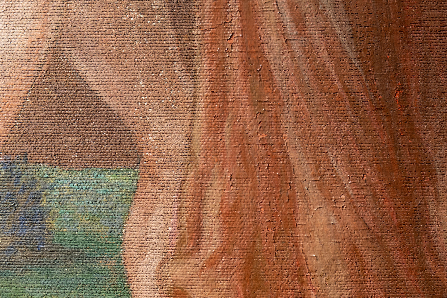 Symbolist Landscape With Symbols Of The Earth Artist: Prosper Colmant. Dated 1912. Cm 161x180