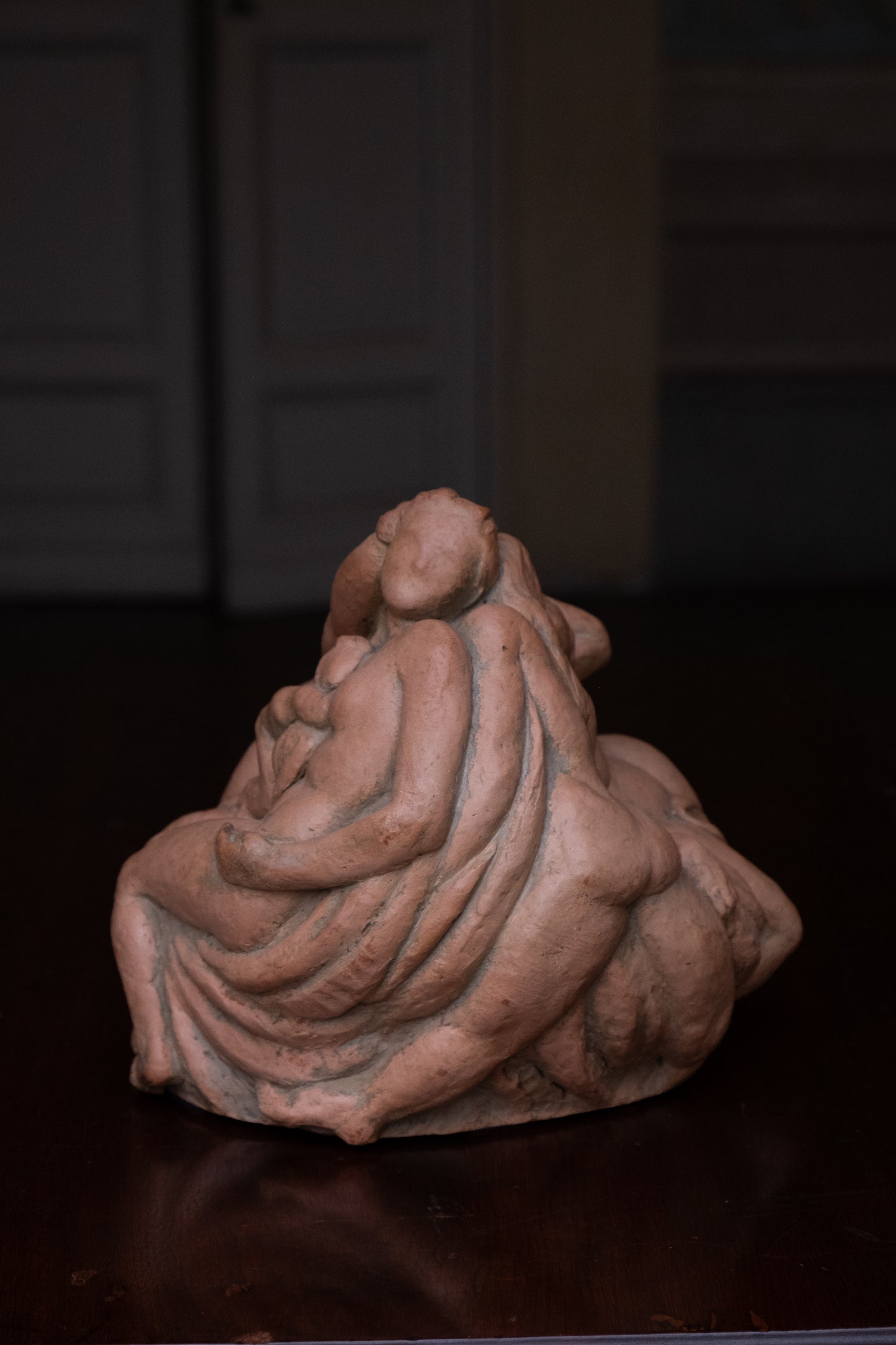 Entangled bodies, terracotta, 1942, Giorgio Rossi (1894-1981), Tuscan Sculptor.