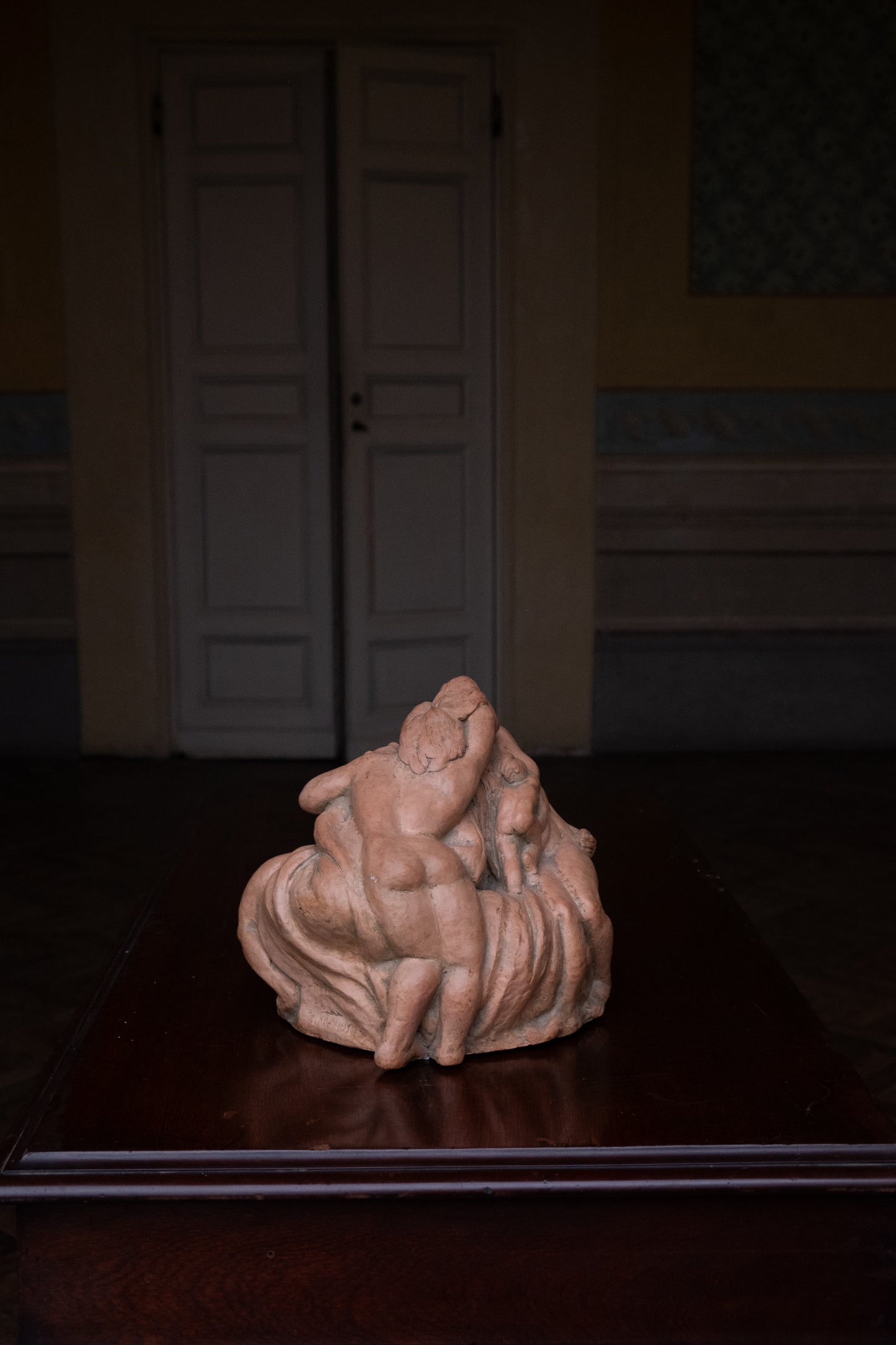 Entangled bodies, terracotta, 1942, Giorgio Rossi (1894-1981), Tuscan Sculptor.