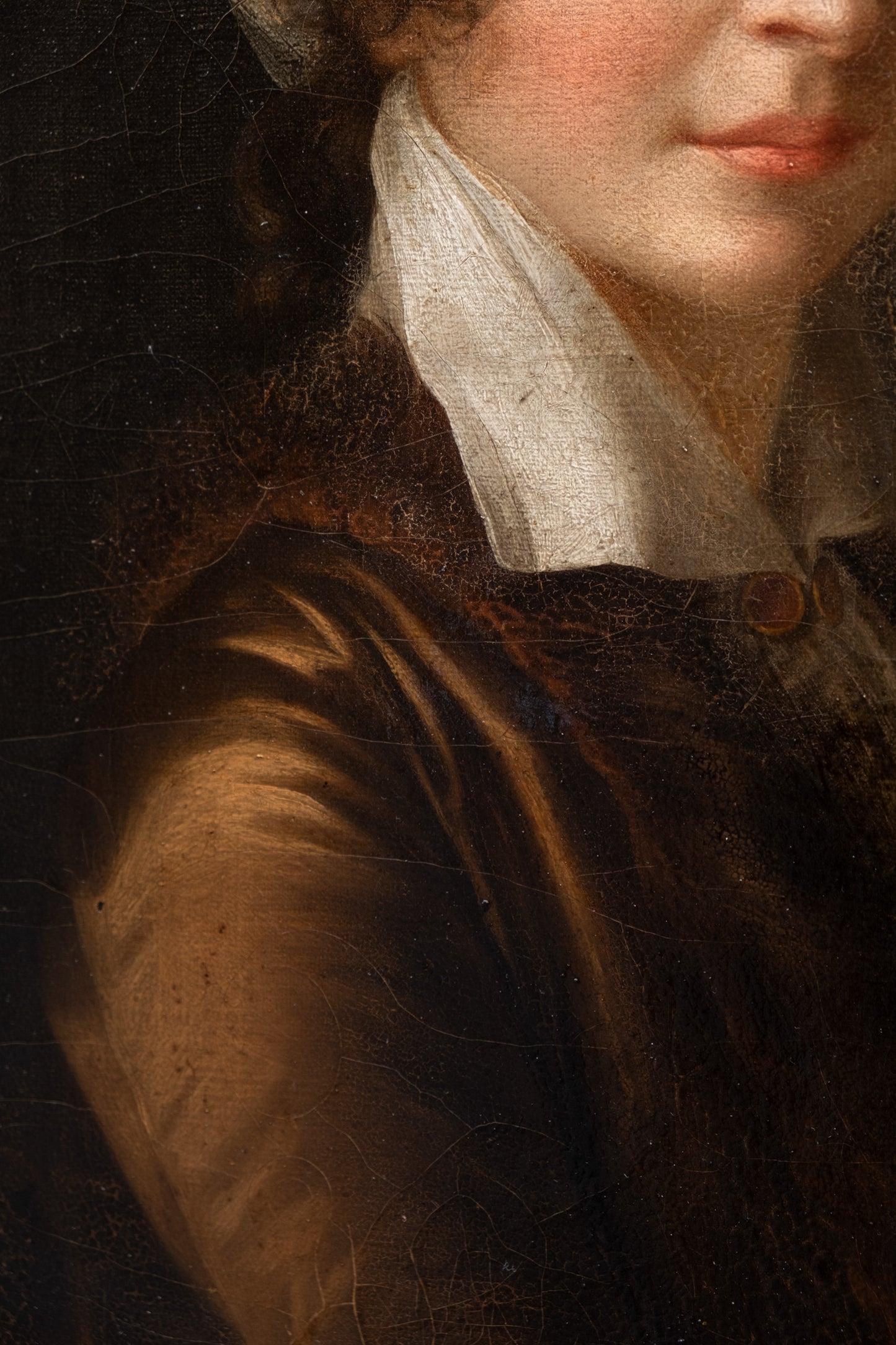 Portrait of a Young Woman with Rose and à la Turque Headscarf, late 18th century.